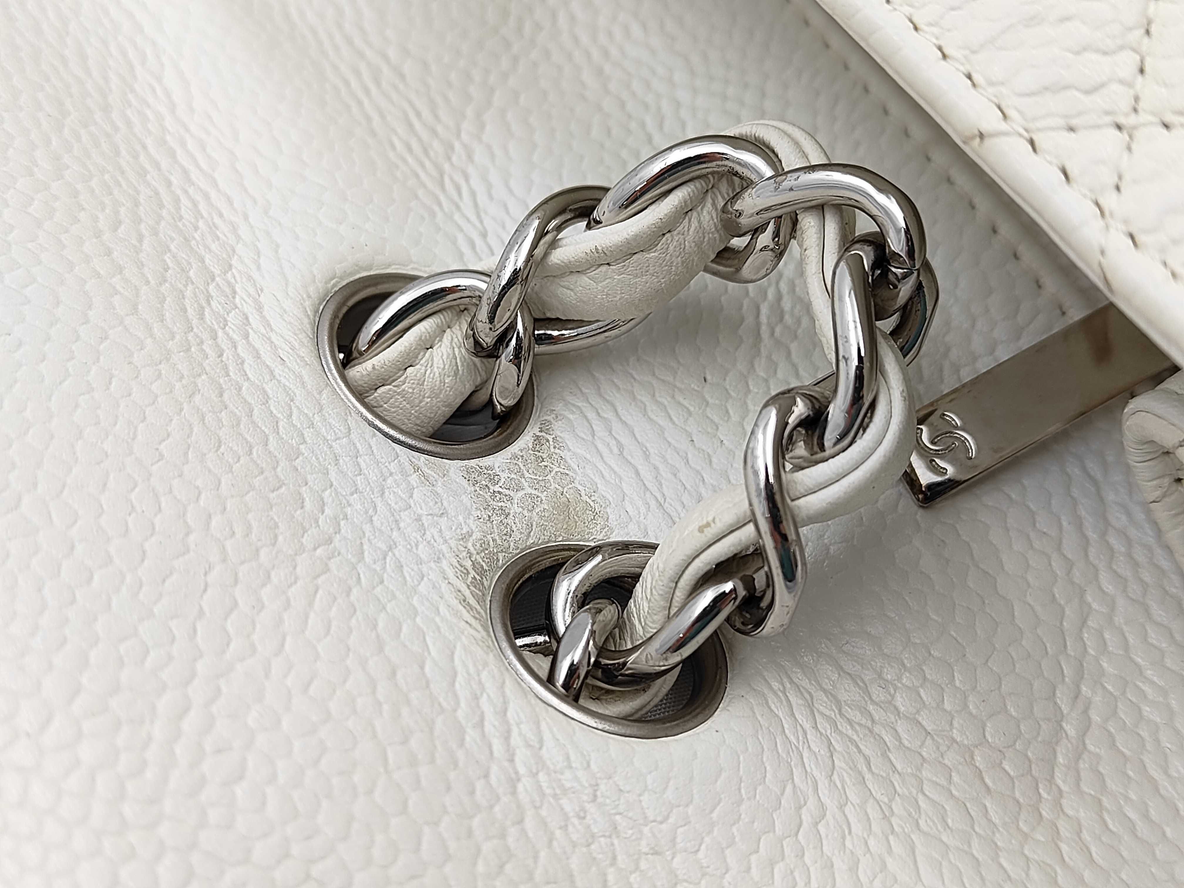 Caviar Skin Large Matelassé Shoulder Bag (Serial No. 12) — view 5