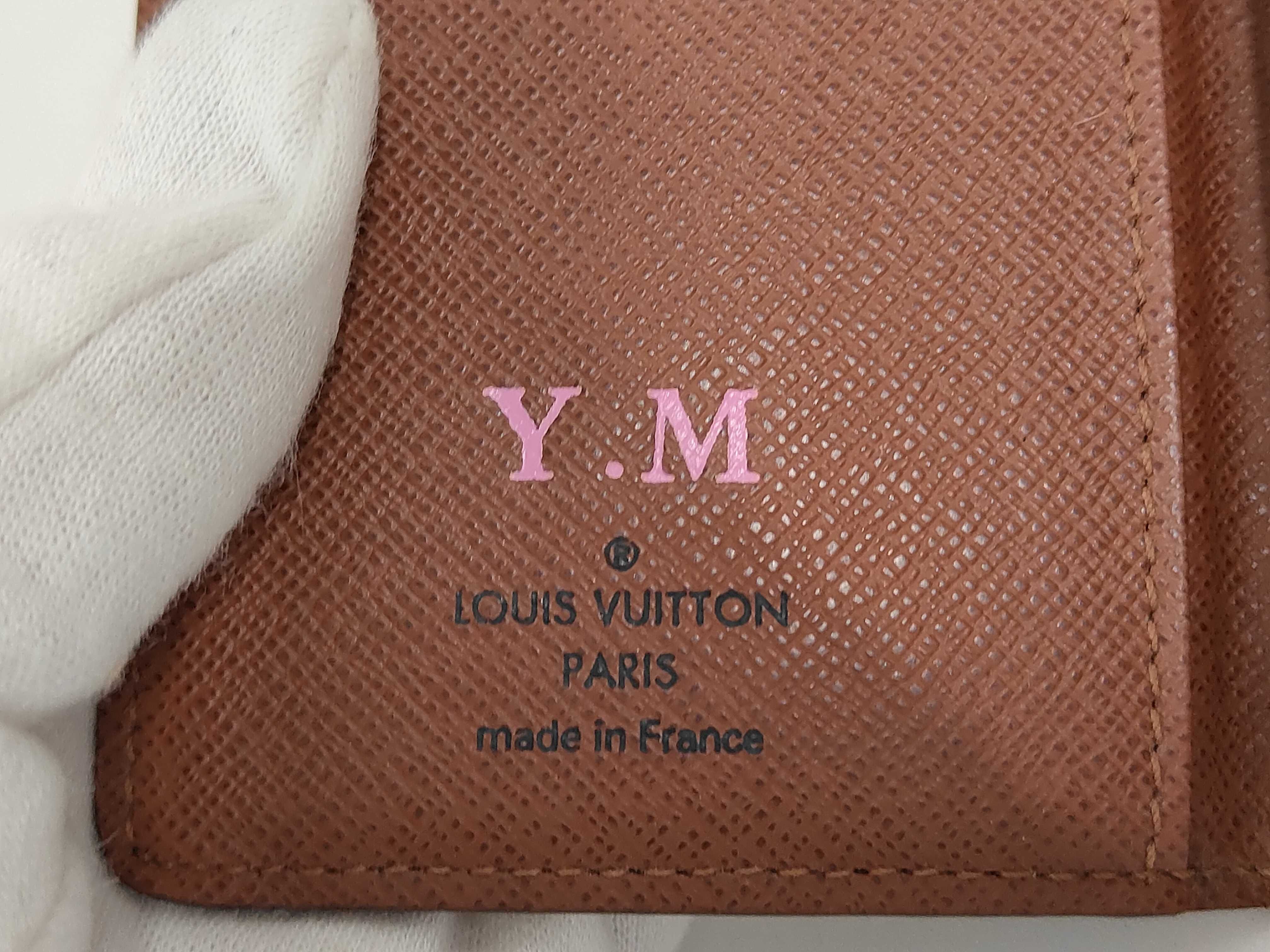 Monogram Pass Case with Initials - Card Case — view 5