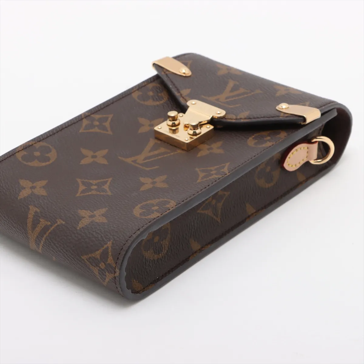 Monogram Phone Pouch Metis M13572 Brown RFID Reactive — view 3