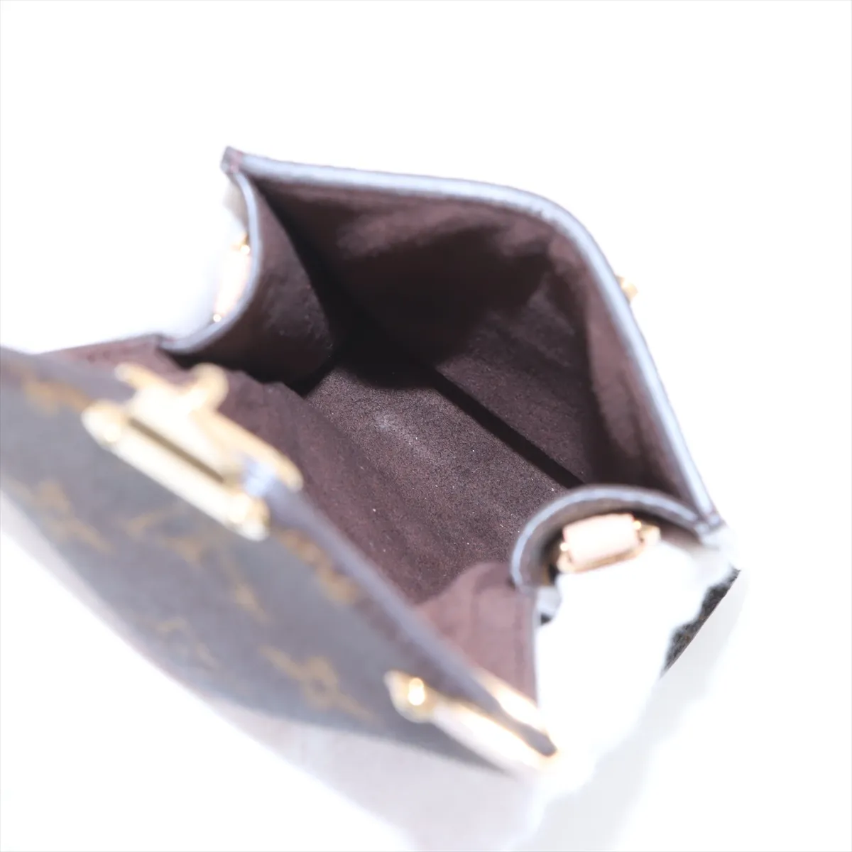 Monogram Phone Pouch Metis M13572 Brown RFID Reactive — view 6