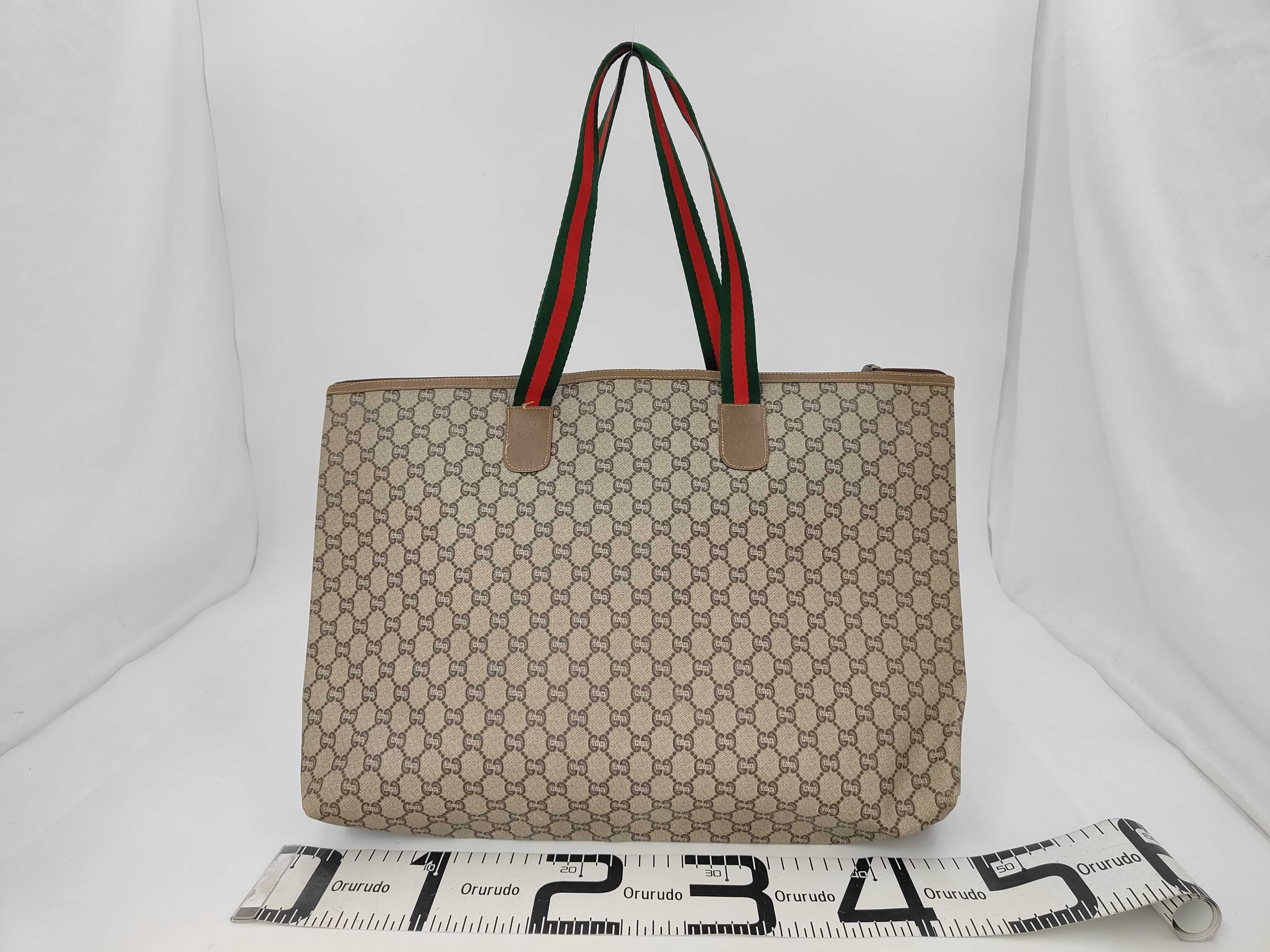 Plus GG Plus Tote Bag PVC Brown Tote Bag — view 2