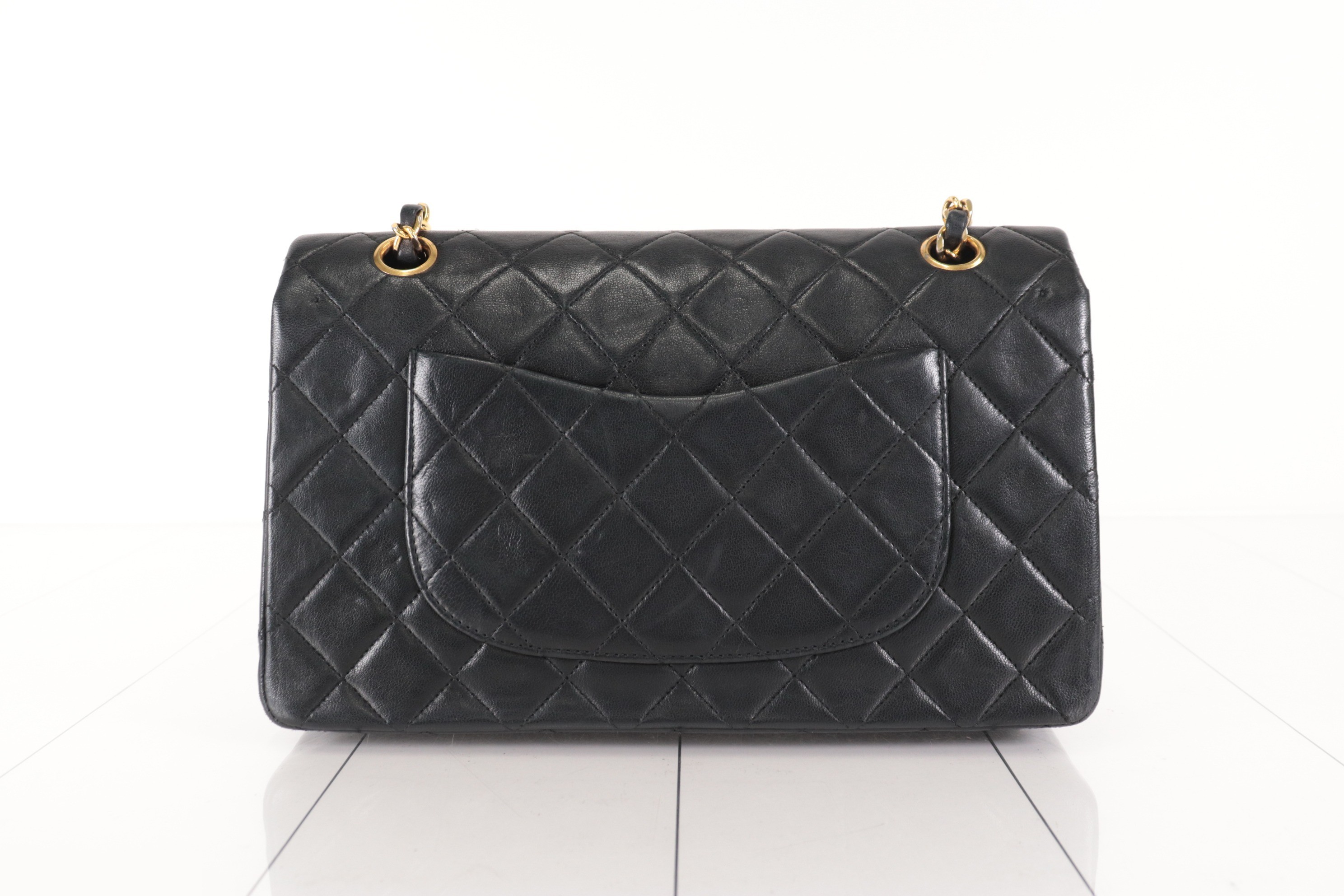 Double flap 25 Lambskin Chain Shoulder Bag, Series 0 — view 3