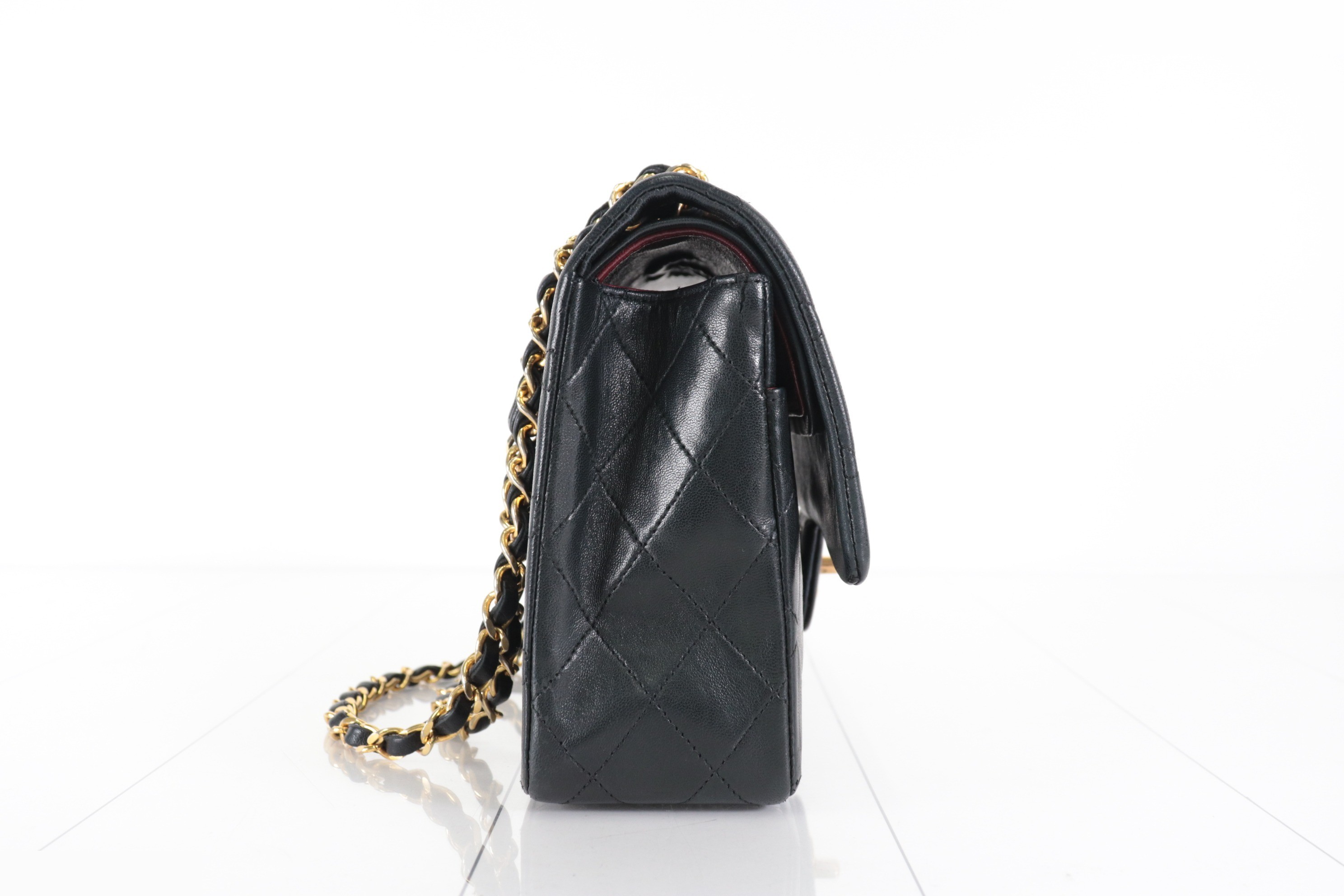 Double flap 25 Lambskin Chain Shoulder Bag, Series 0 — view 4