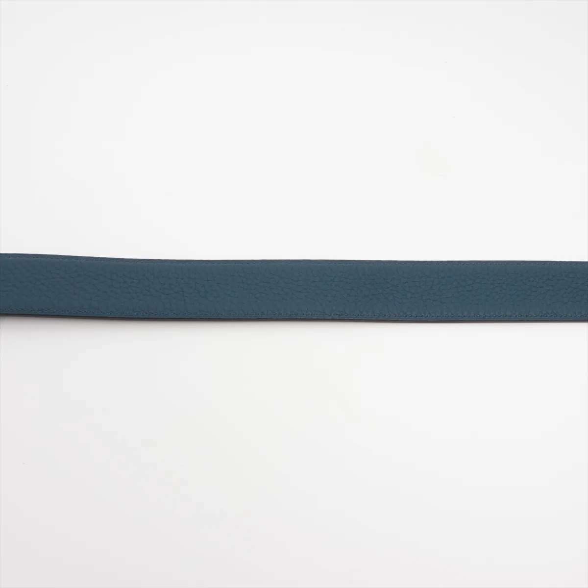 D:2019 Belt 100 Leather x Metal Navy x Black — view 4