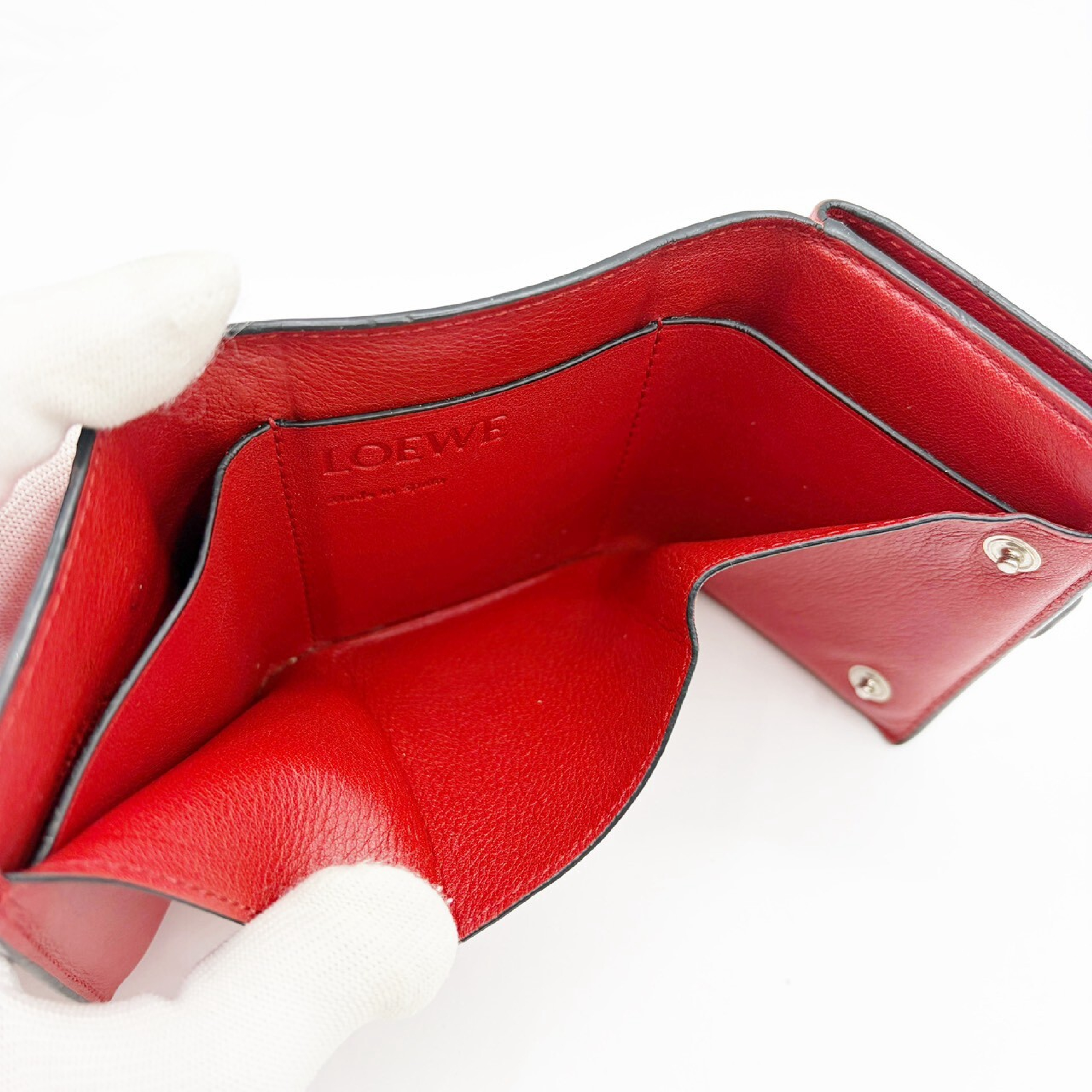 Anagram Trifold Wallet Pink — view 7