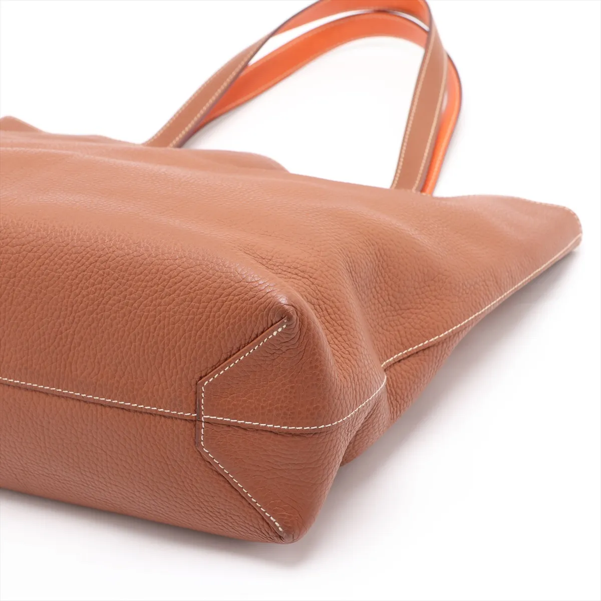 Hermès Double Sens 36 Taurillon Clemence Gold x Orange Q: 2013 — view 3