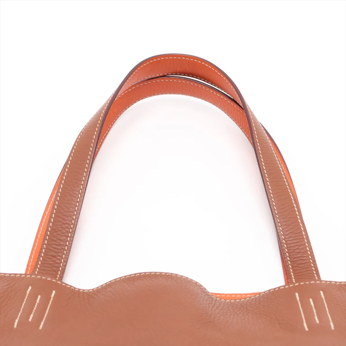 Hermès Double Sens 36 Taurillon Clemence Gold x Orange Q: 2013 — view 6