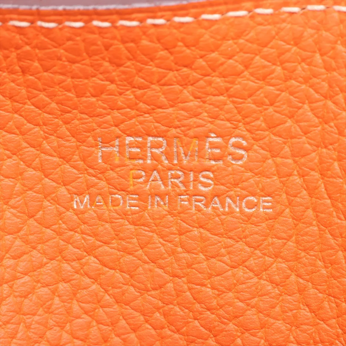 Hermès Double Sens 36 Taurillon Clemence Gold x Orange Q: 2013 — view 8