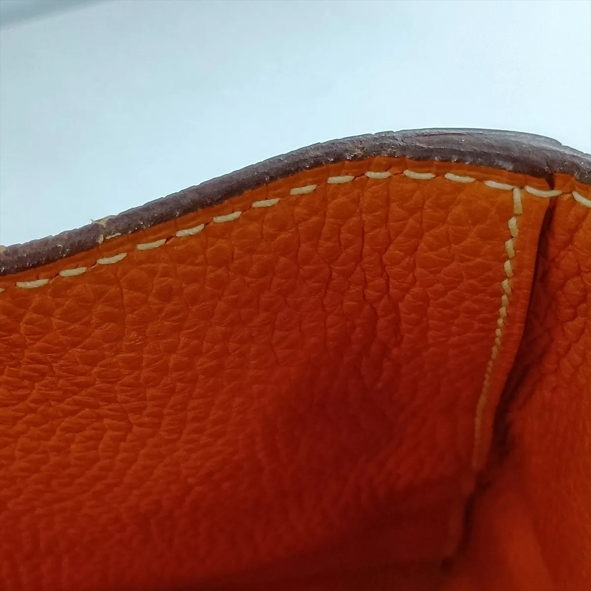 Hermès Double Sens 36 Taurillon Clemence Gold x Orange Q: 2013 — view 10