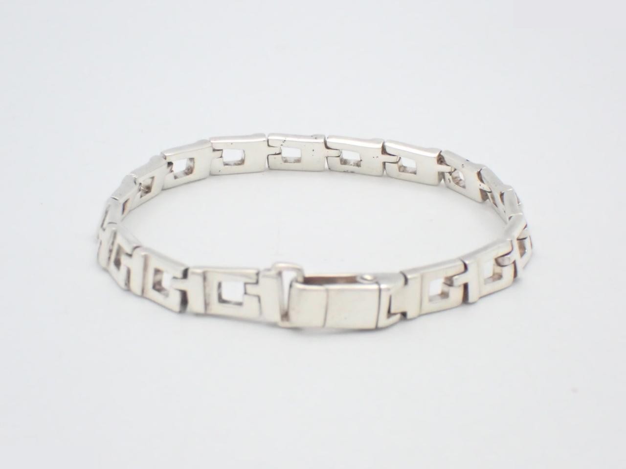 GG logo bracelet, 925 sterling silver, 24.6g, wrist circumference approx. 17.5cm — view 2