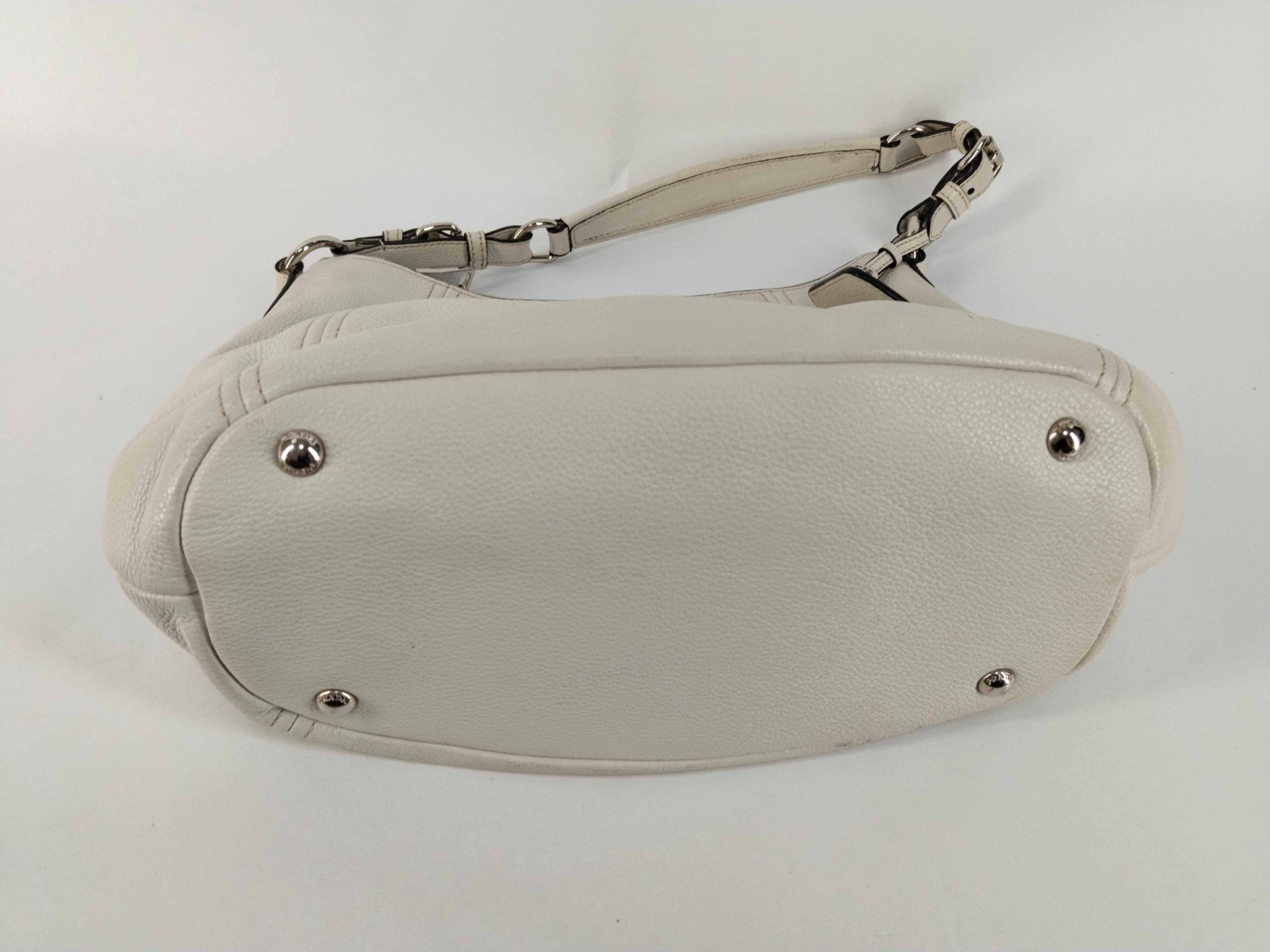 Leather Tote Bag White Tote Bag — view 7