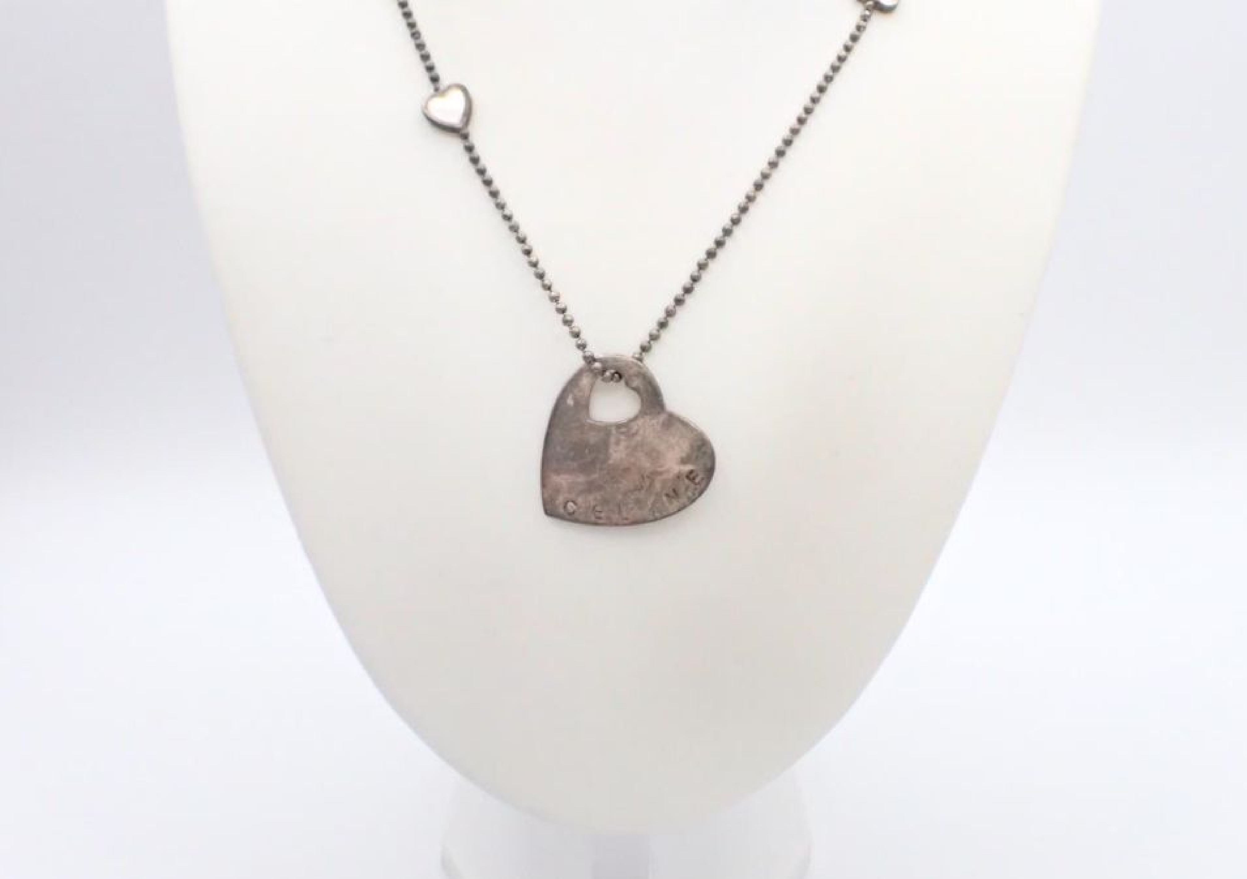 Heart Shell 925 Necklace (30.8g) — view 2