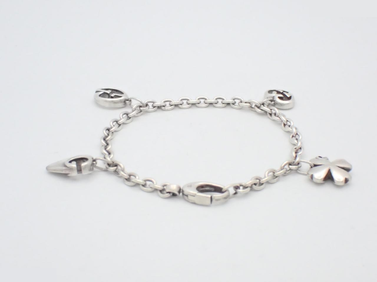 Bracelet Heart Clover G Logo SV925 12.8g — view 2