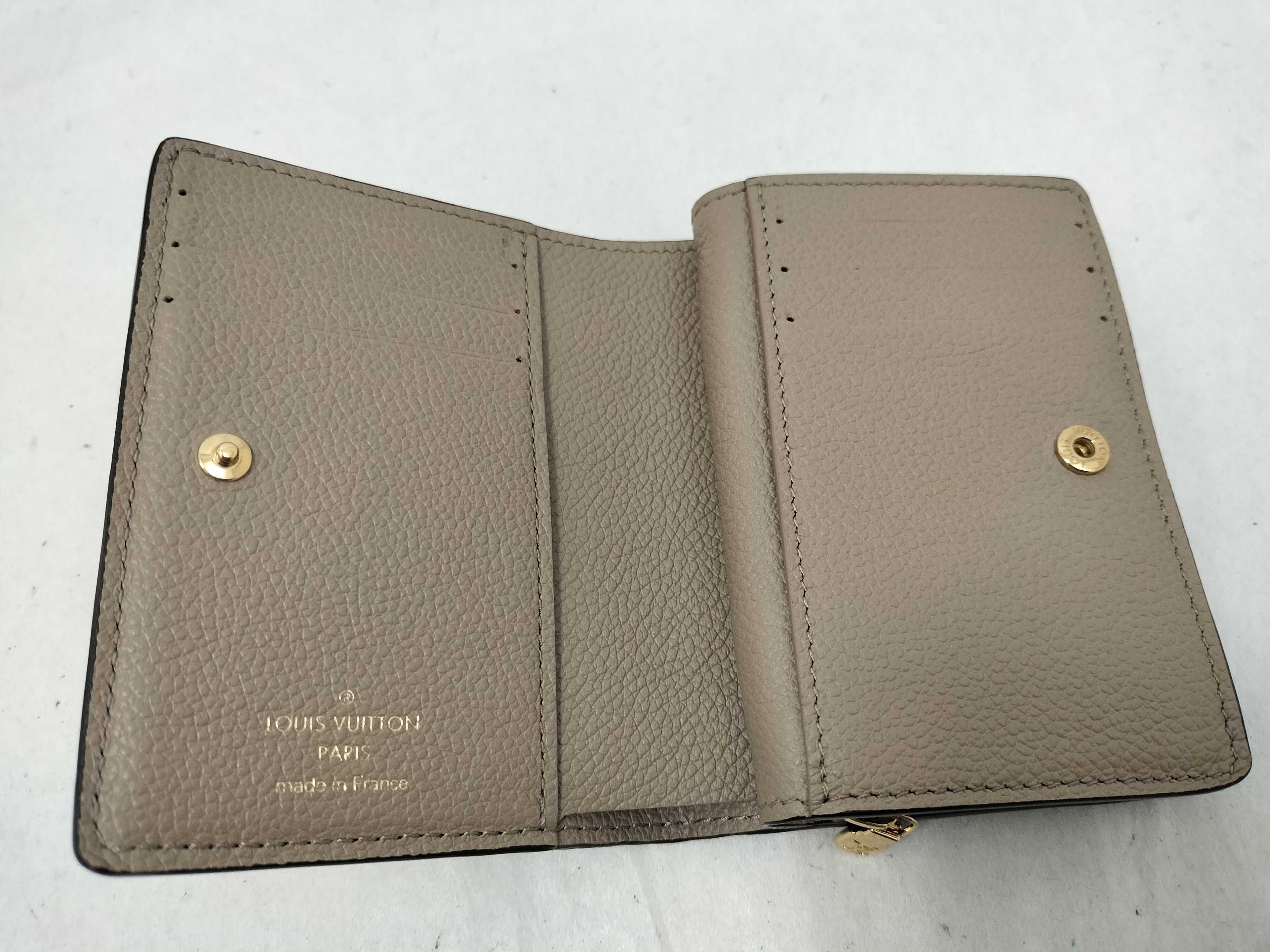 Monogram Empreinte Vuitton Portefeuille Claire TOURTERELLE+CREME Calfskin Wallet M29452 — view 11