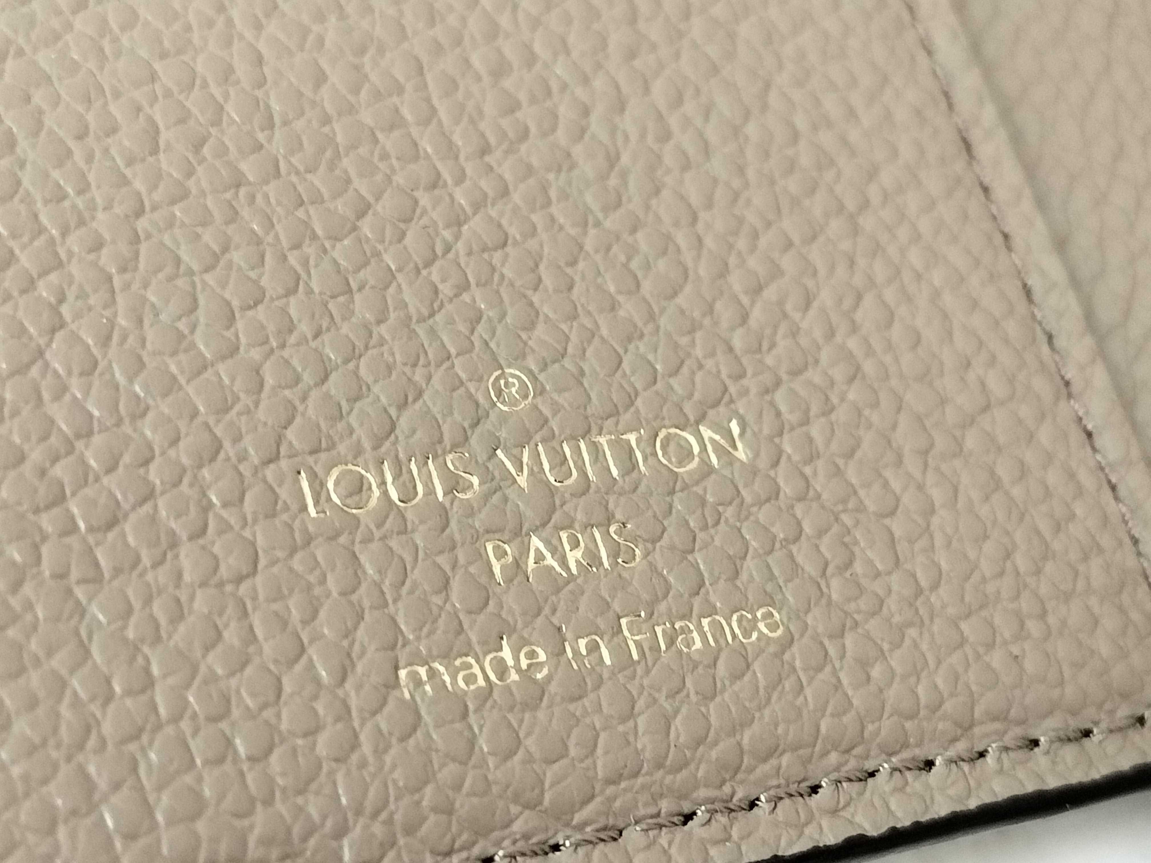 Monogram Empreinte Vuitton Portefeuille Claire TOURTERELLE+CREME Calfskin Wallet M29452 — view 13