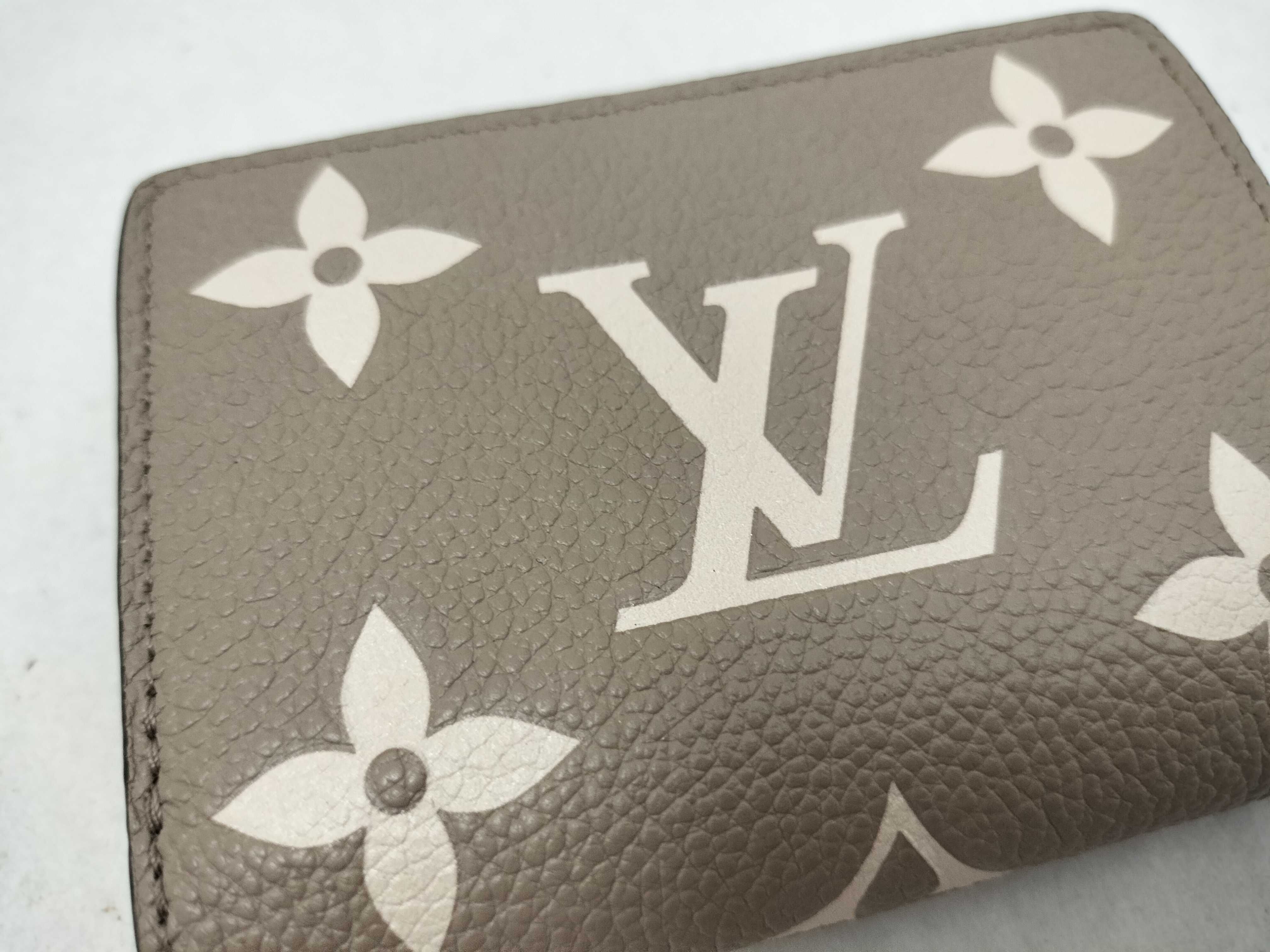 Monogram Empreinte Vuitton Portefeuille Claire TOURTERELLE+CREME Calfskin Wallet M29452 — view 15