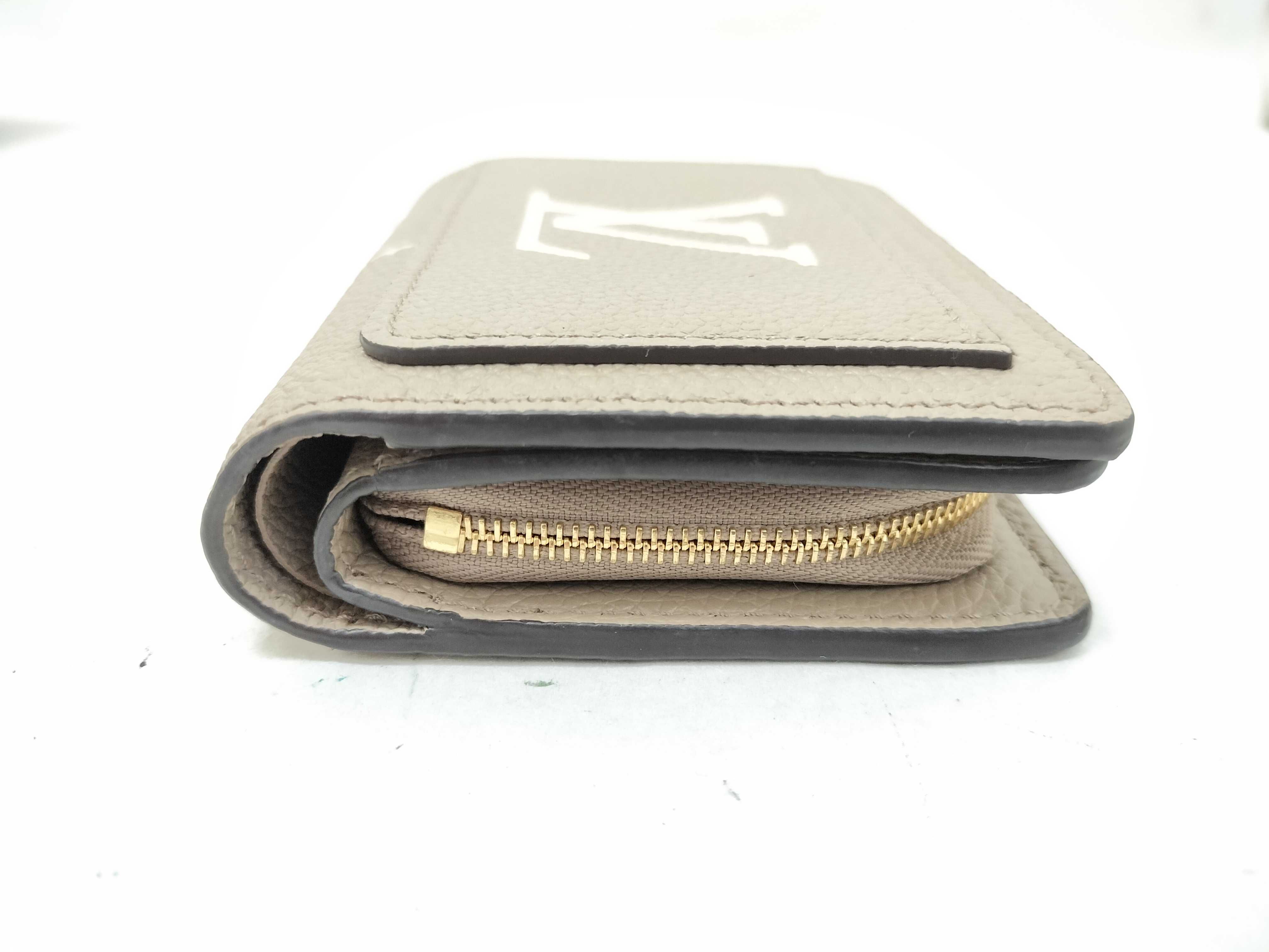 Monogram Empreinte Vuitton Portefeuille Claire TOURTERELLE+CREME Calfskin Wallet M29452 — view 5