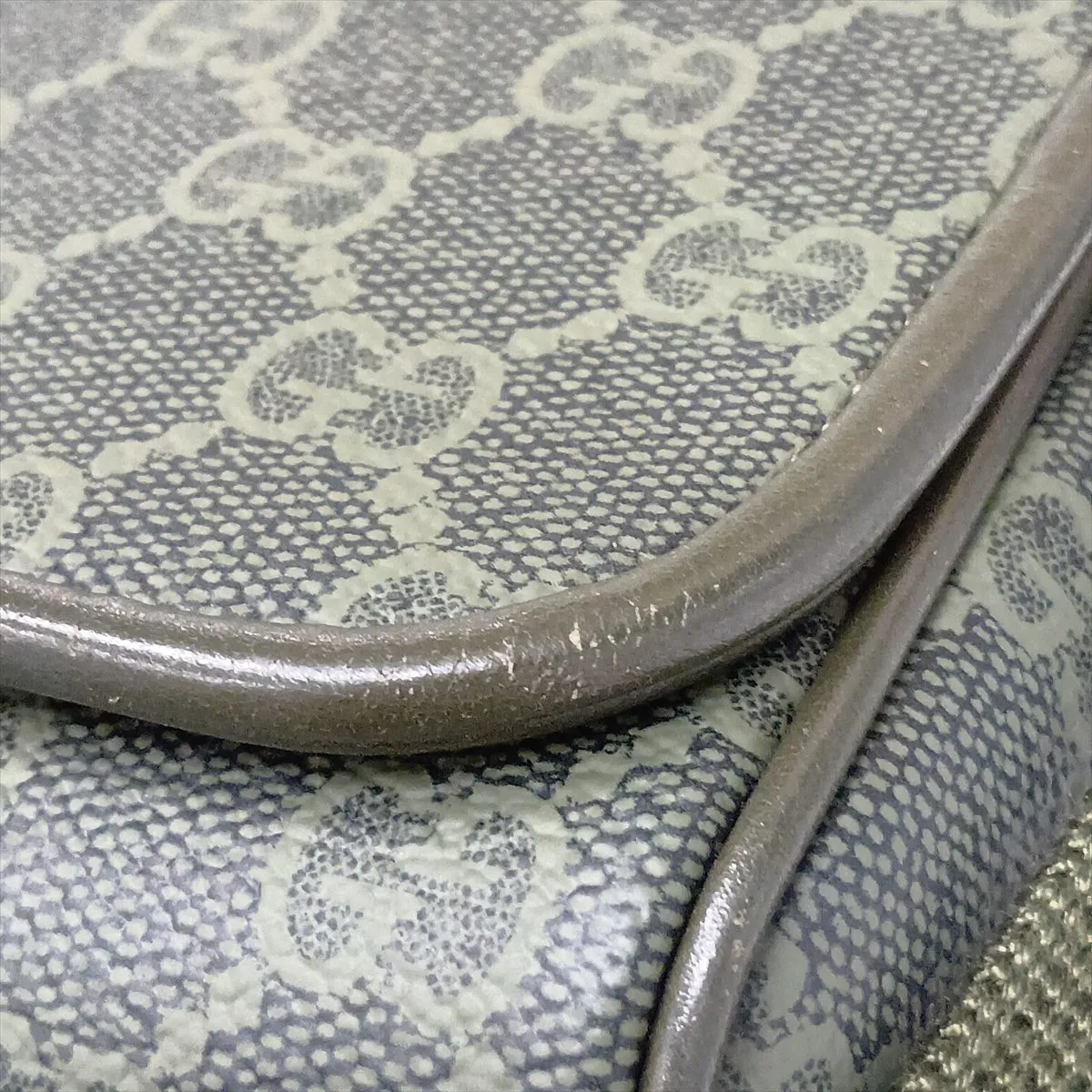 GG Supreme 792124 Leather Shoulder Bag, Green — view 10