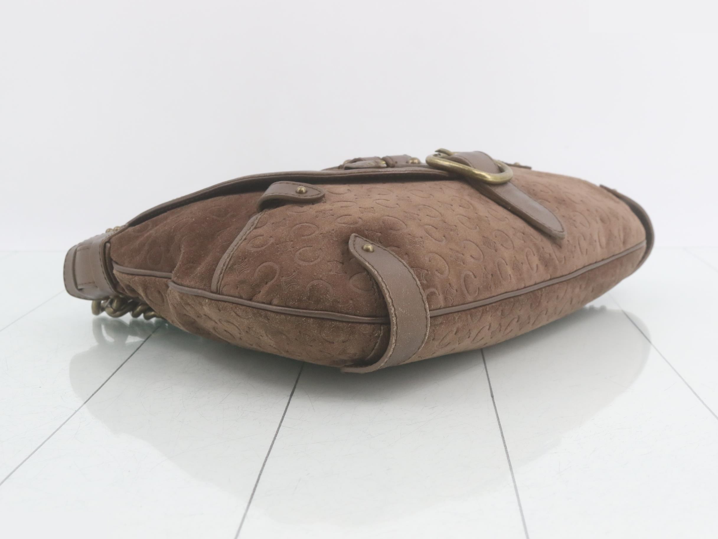 Suede Chain Macadam Bag — view 5