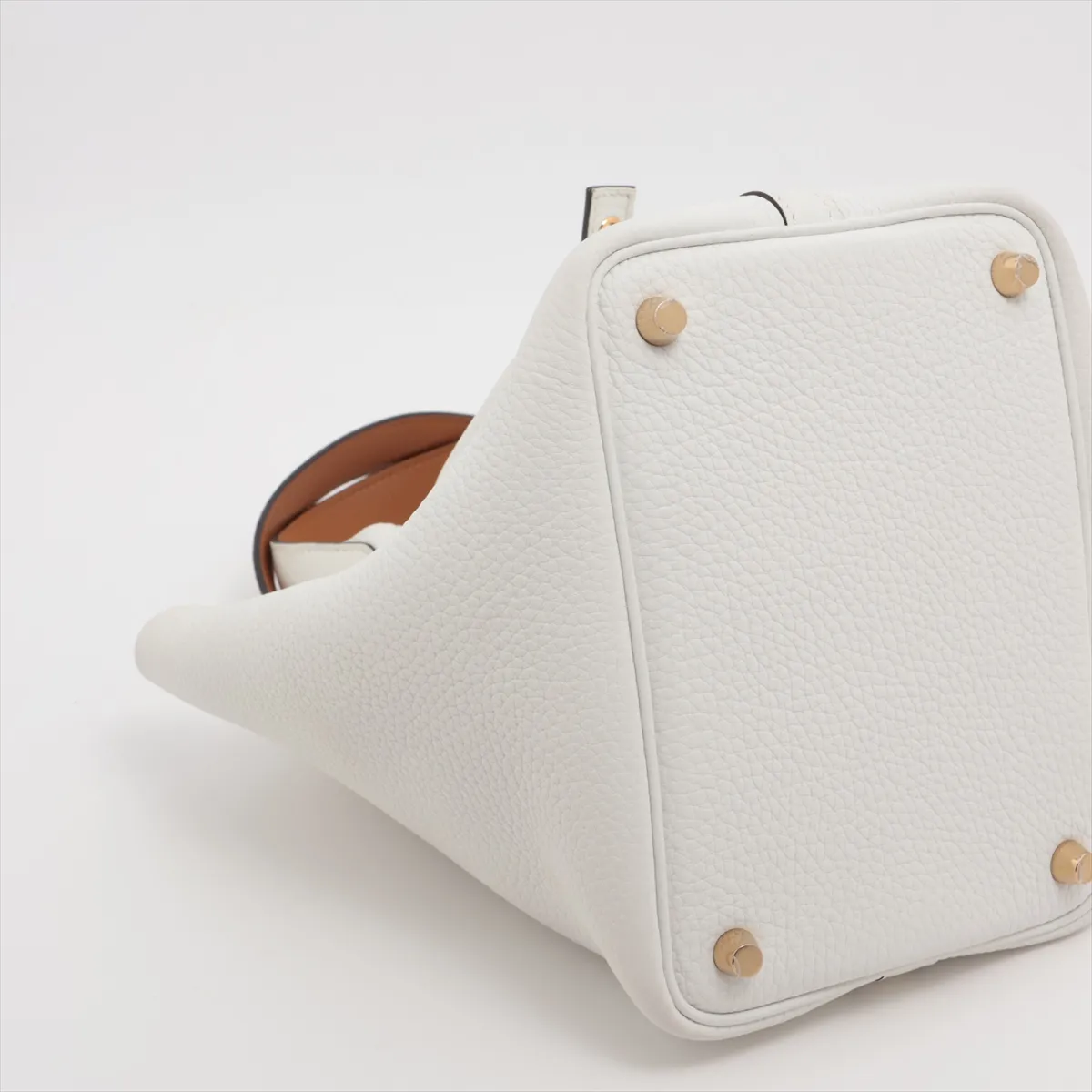 Hermès Picotin 18 PM Eclat Taurillon Clemence x Veau Swift New White x Sesame Gold Hardware K: 2025 — view 4