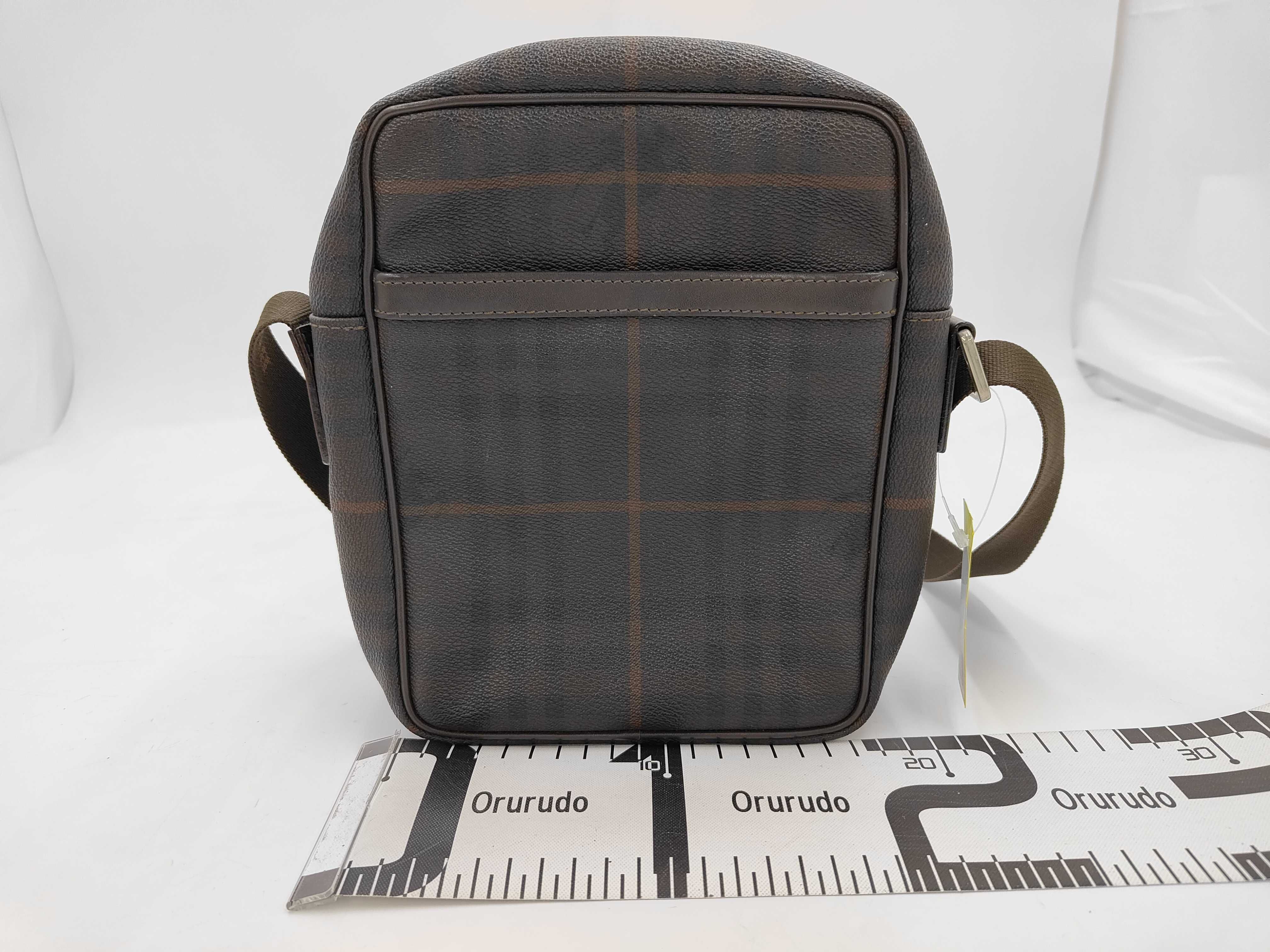 Nova Check Leather Shoulder Bag — view 2