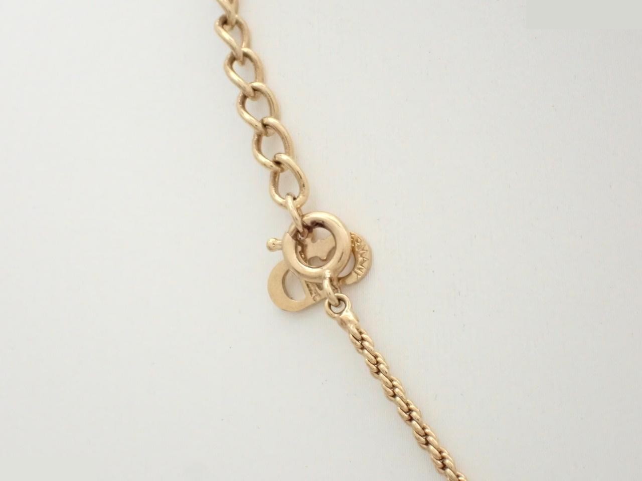 necklace, gold color, chain approximately 44cm — view 2