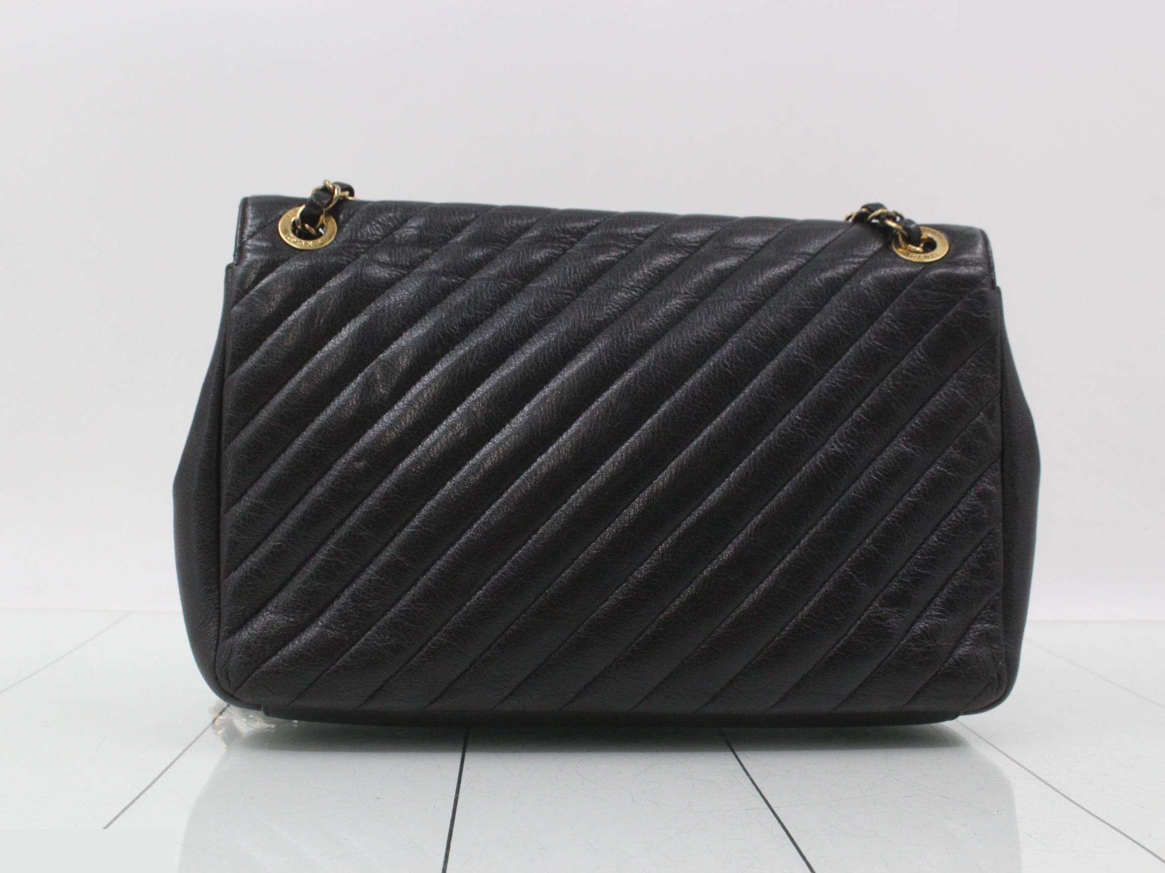 Leather Coco Mark Chain Shoulder Bag — view 2