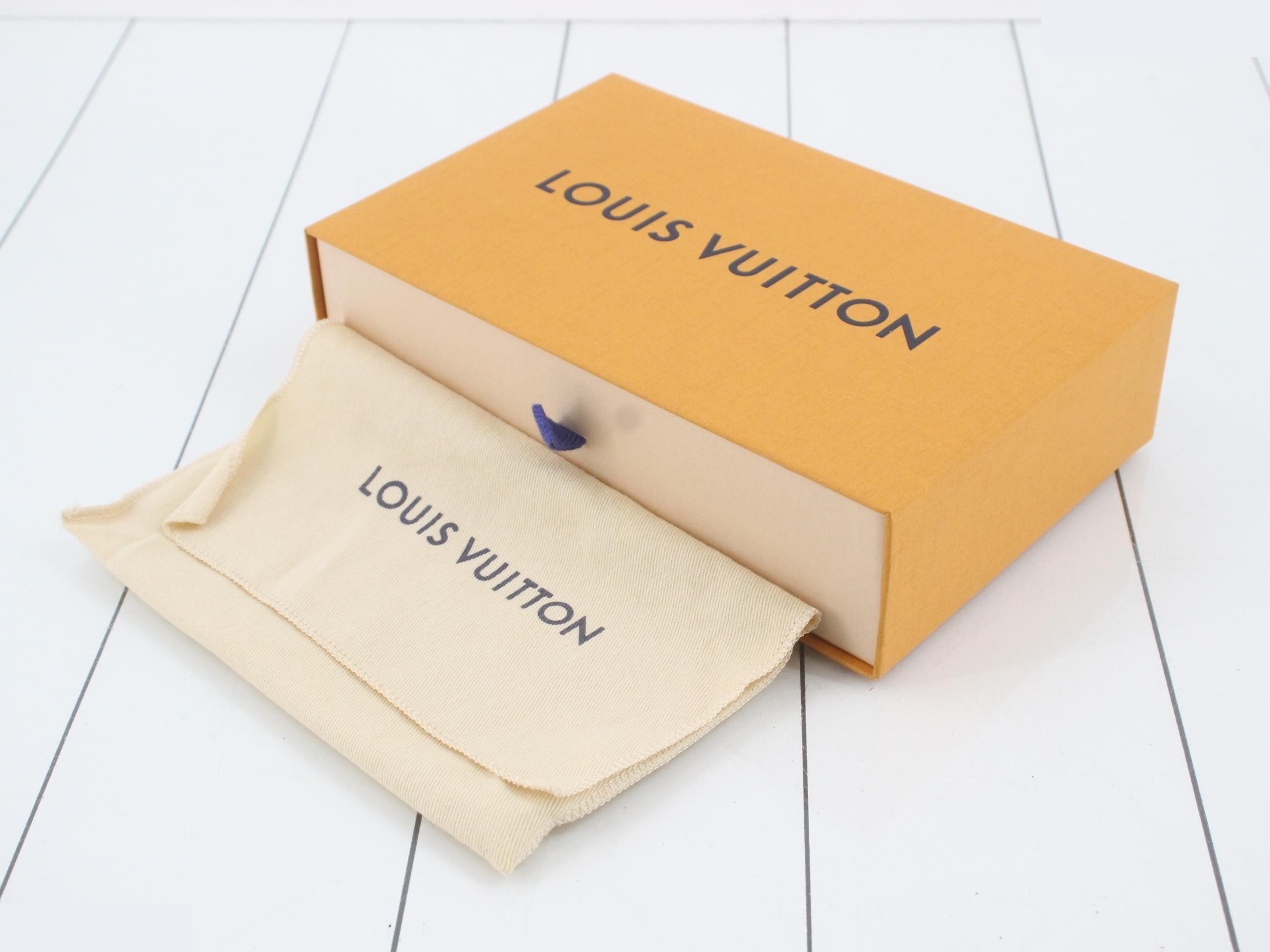 Mini Pochette Accessoires, Yellow Stripe, with Initials — view 5
