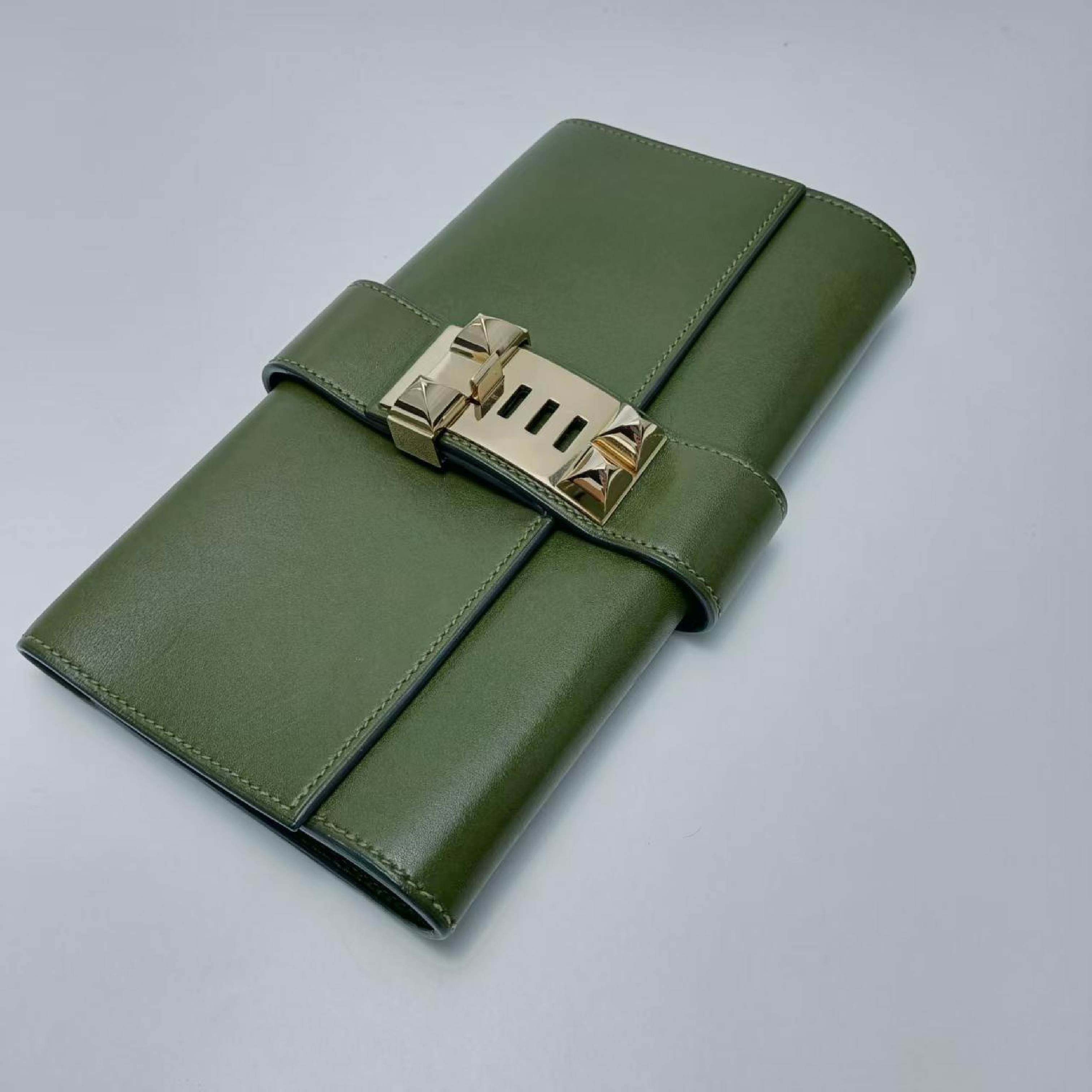 Collier de Chien Cowhide Frame Bag Q Pouch — view 3