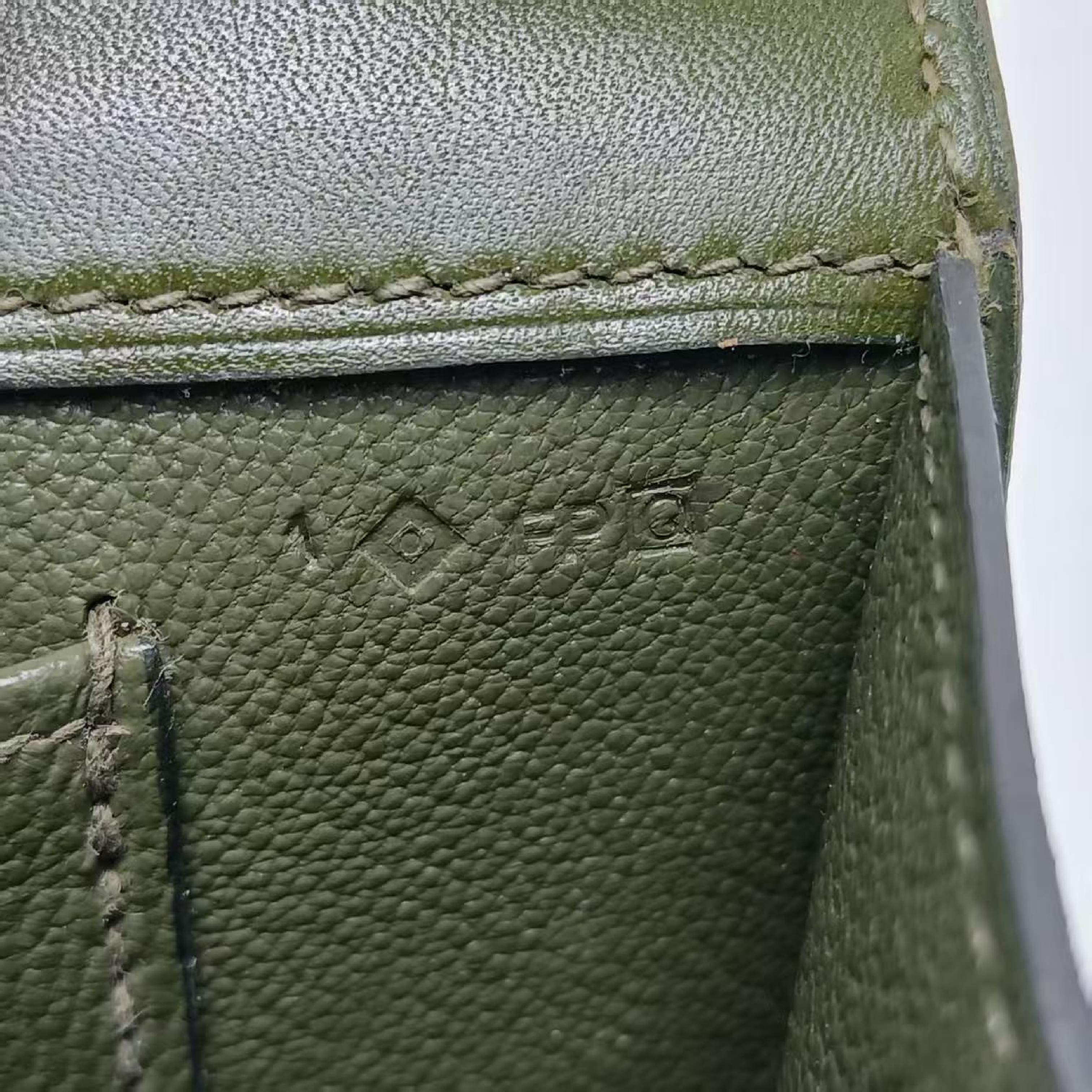 Collier de Chien Cowhide Frame Bag Q Pouch — view 10