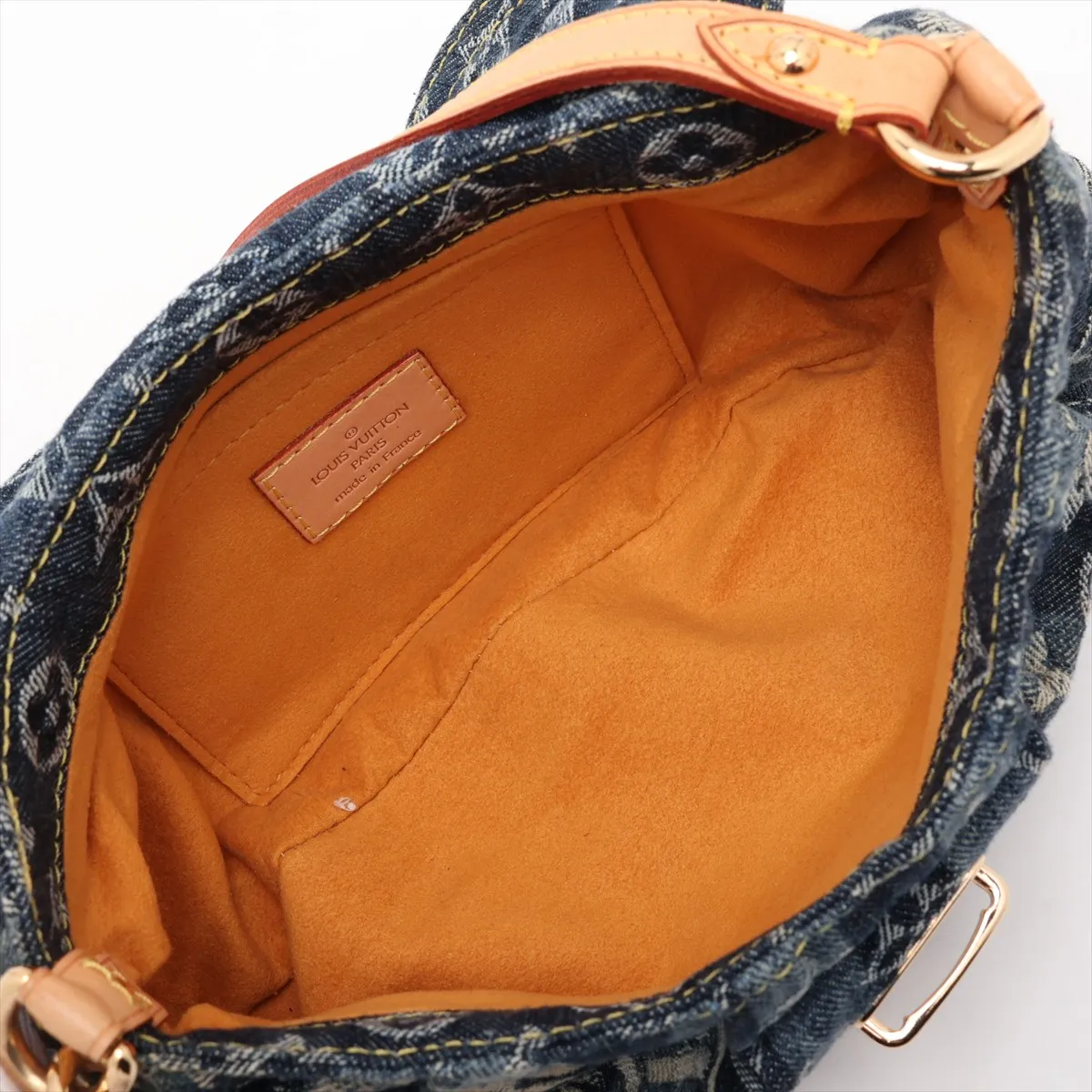 Monogram Denim Mini Pleaty Raye M95333 SR1016 Blue — view 7