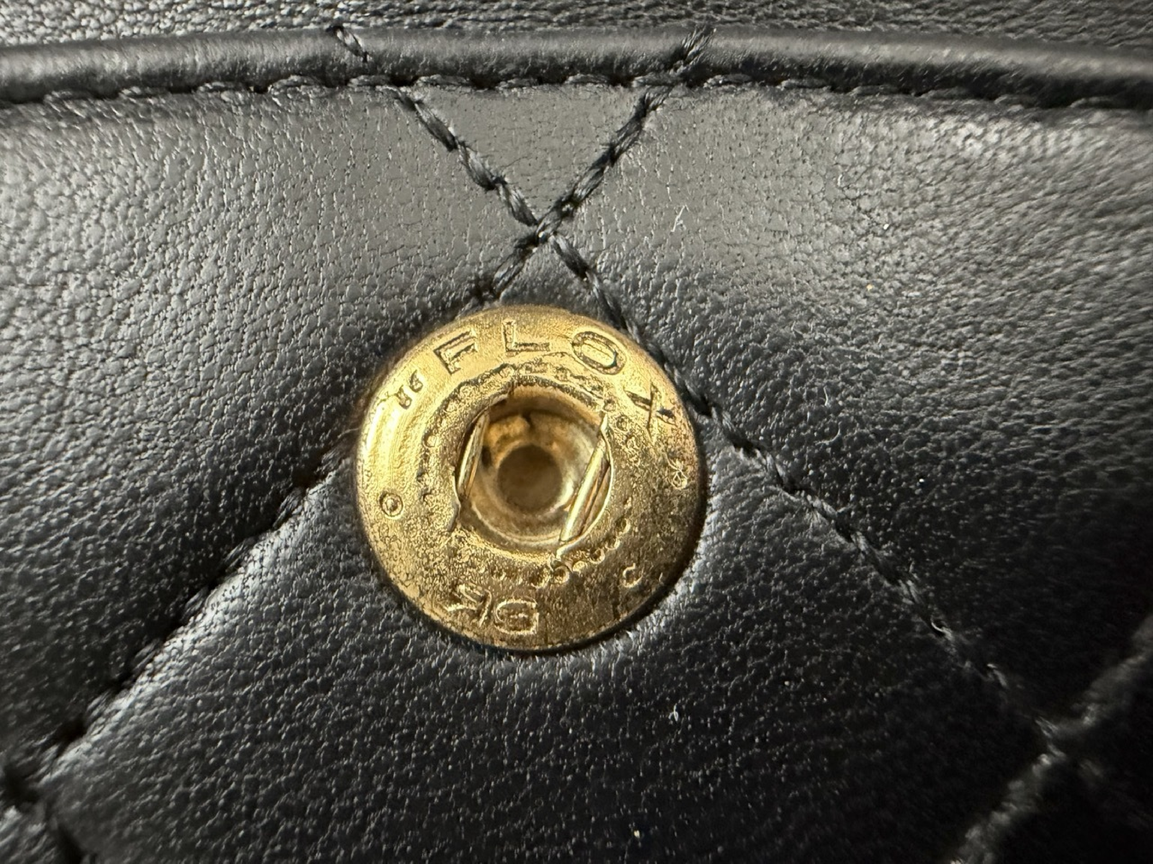 Matelassé Double Flap Shoulder Bag (Black, Series 0) — view 14