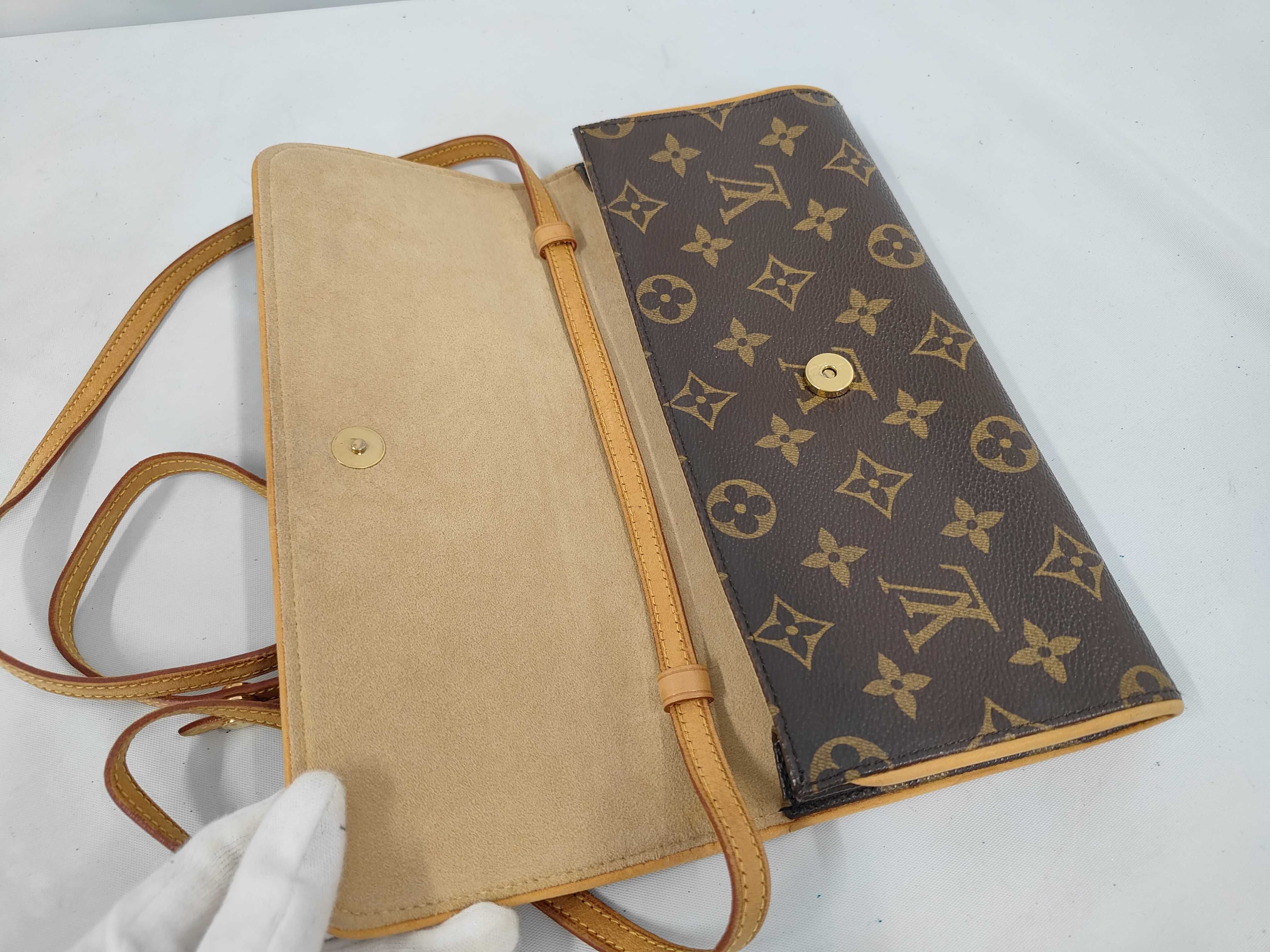 M51852 Monogram Pochette Twin GM Shoulder Bag with Shoulder Strap — view 7