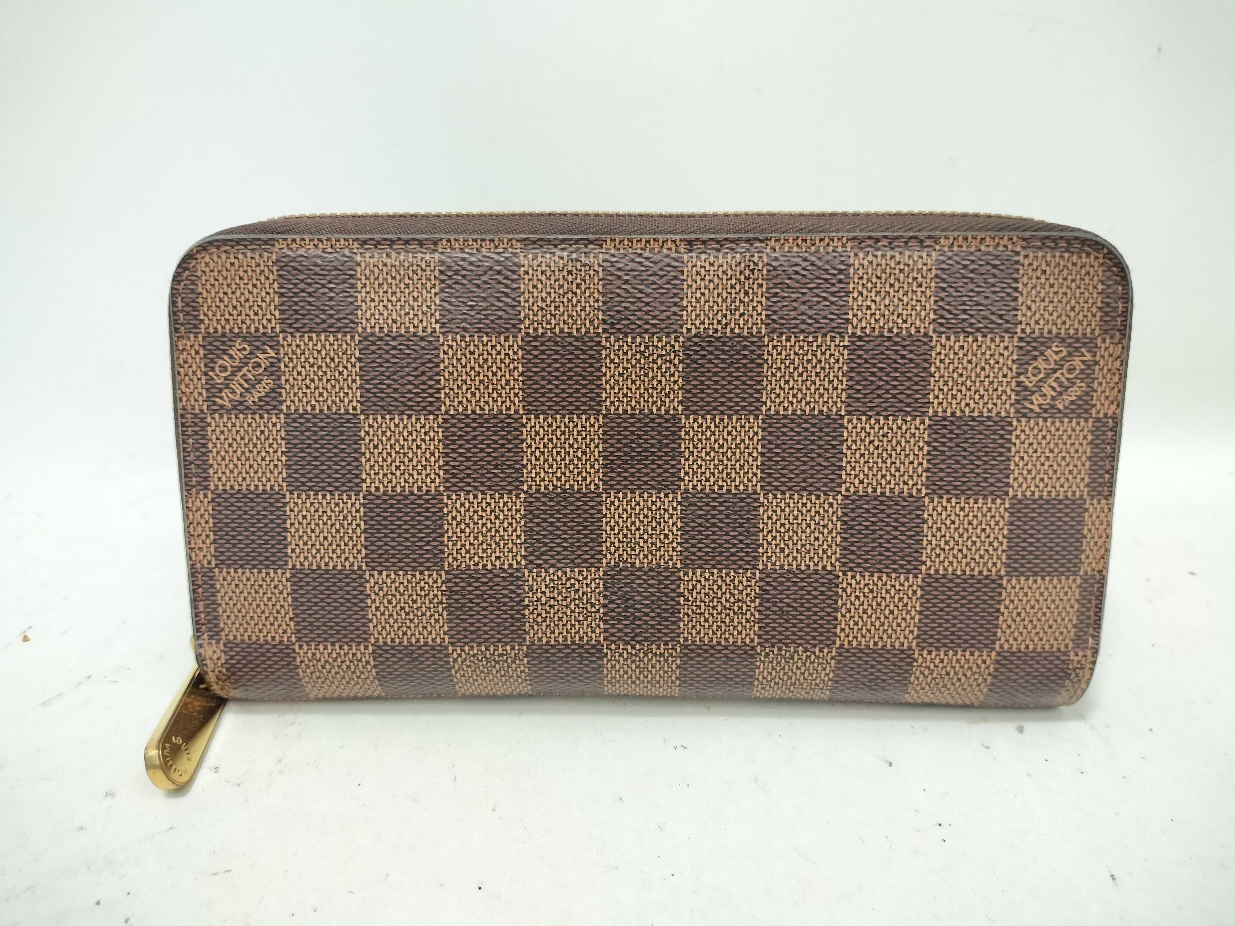 Damier Vuitton Damier Zippy Wallet Long Wallet RFID Reactive N60046 Wallet