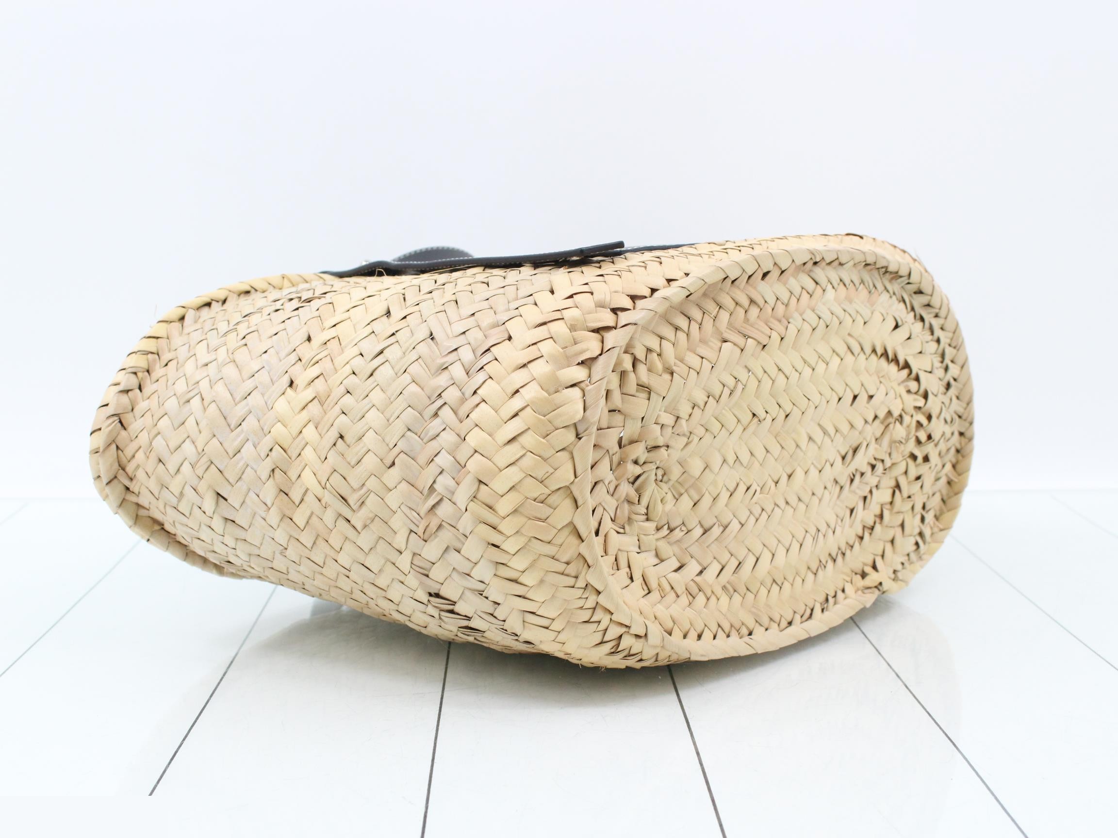 Basket bag, raffia, anagram, straw bag, tote bag — view 5