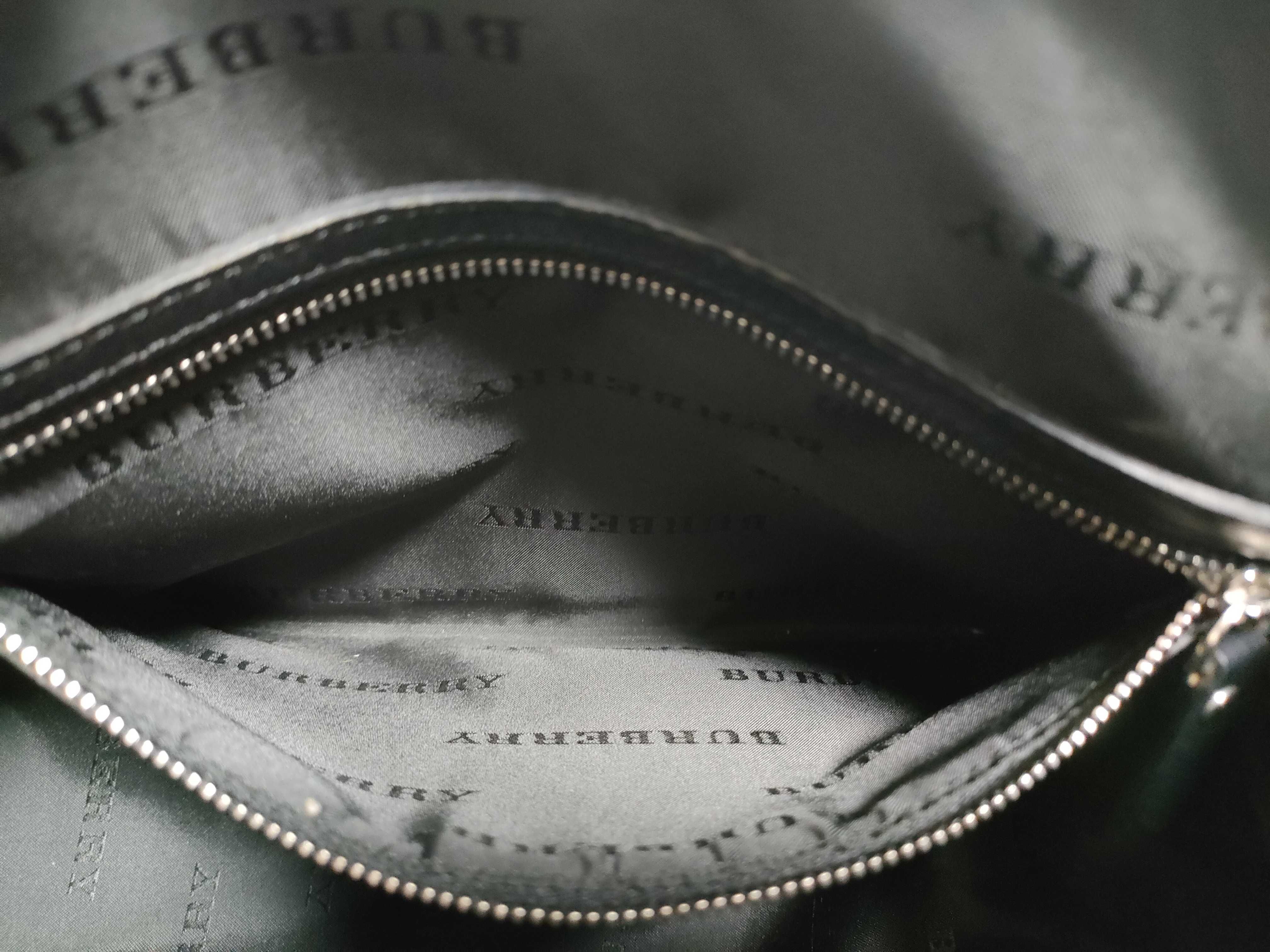 Mini Boston Bag - Nova Check x Canvas x Black Leather — view 11
