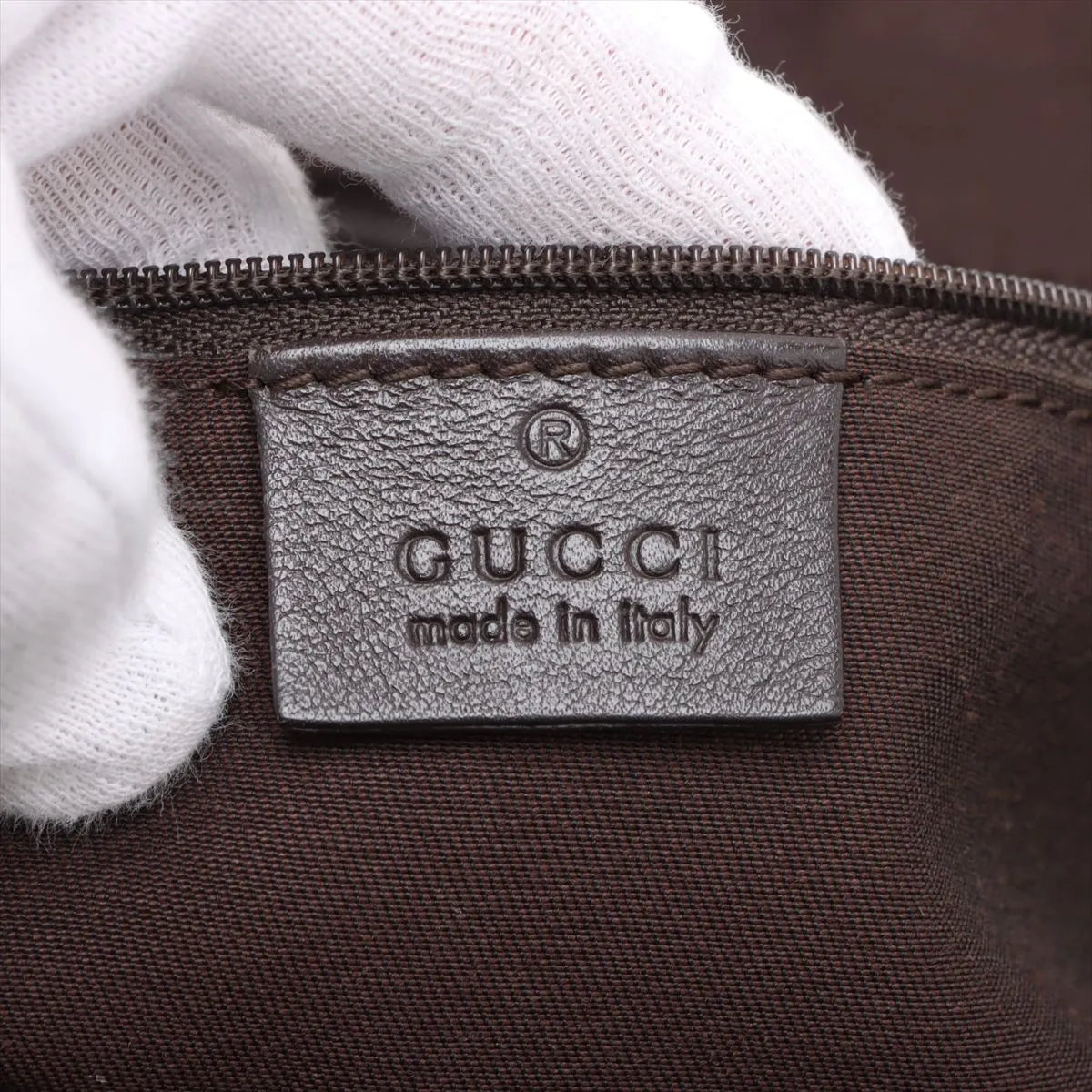 GG canvas x leather tote bag beige x brown 169946 — view 11