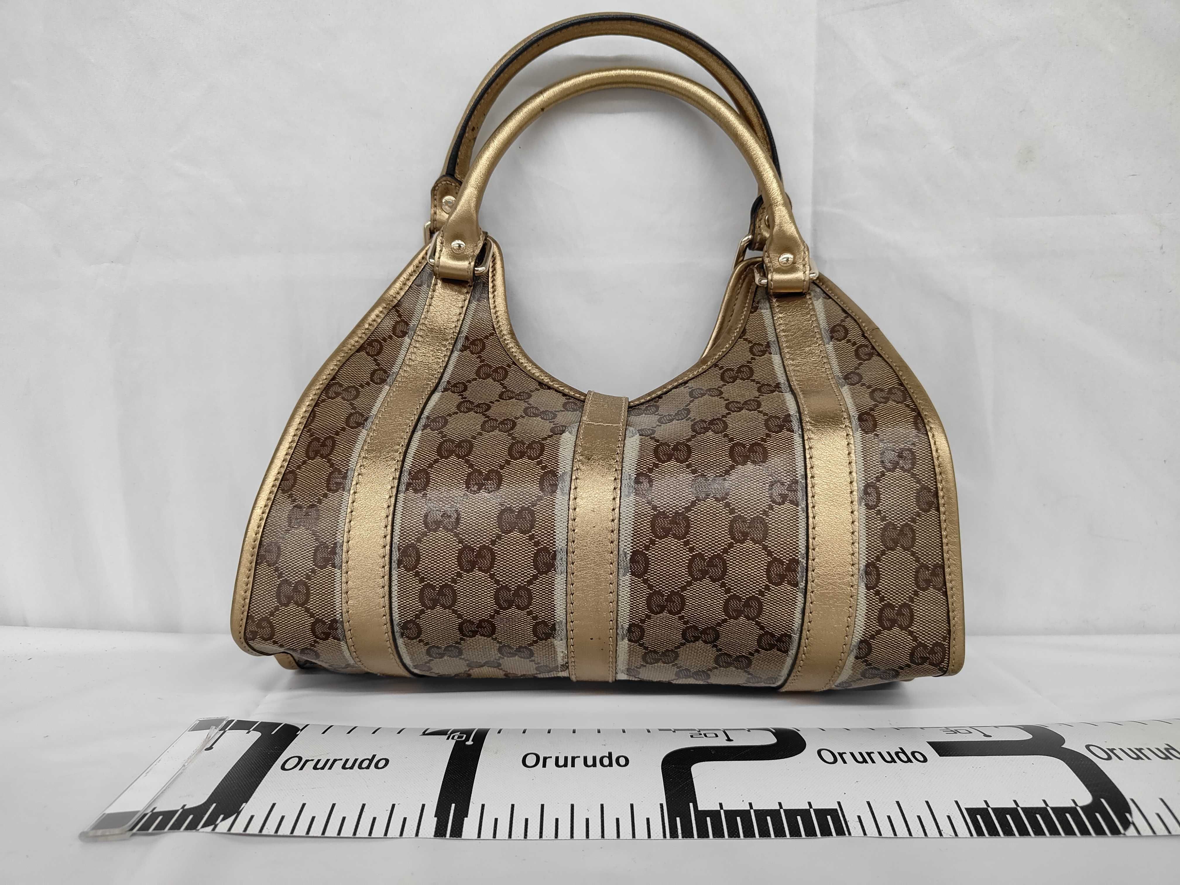 GG Crystal Canvas Joy Bardot Shoulder Bag Tote Bag — view 2