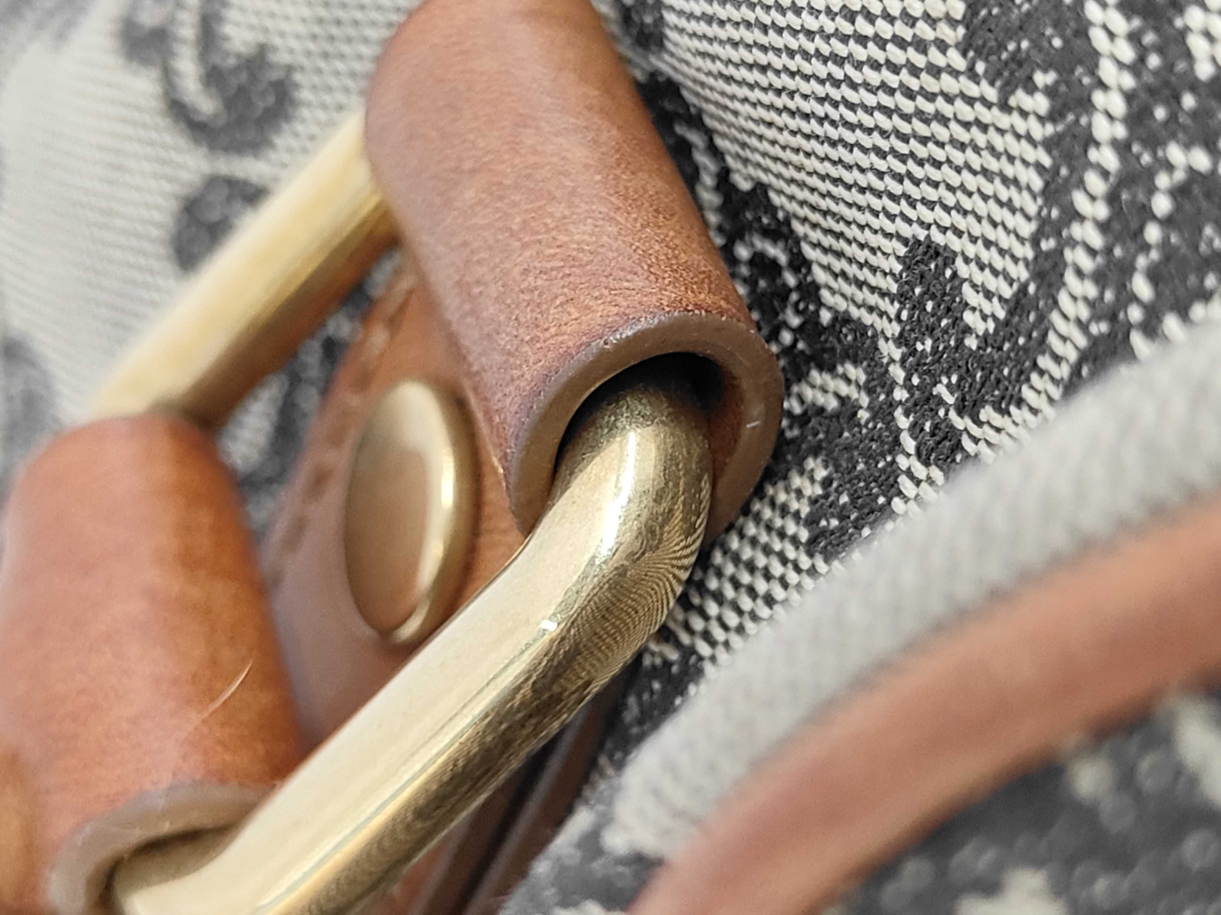 Mini Boston Triomphe Logo Canvas x Leather Handbag — view 7