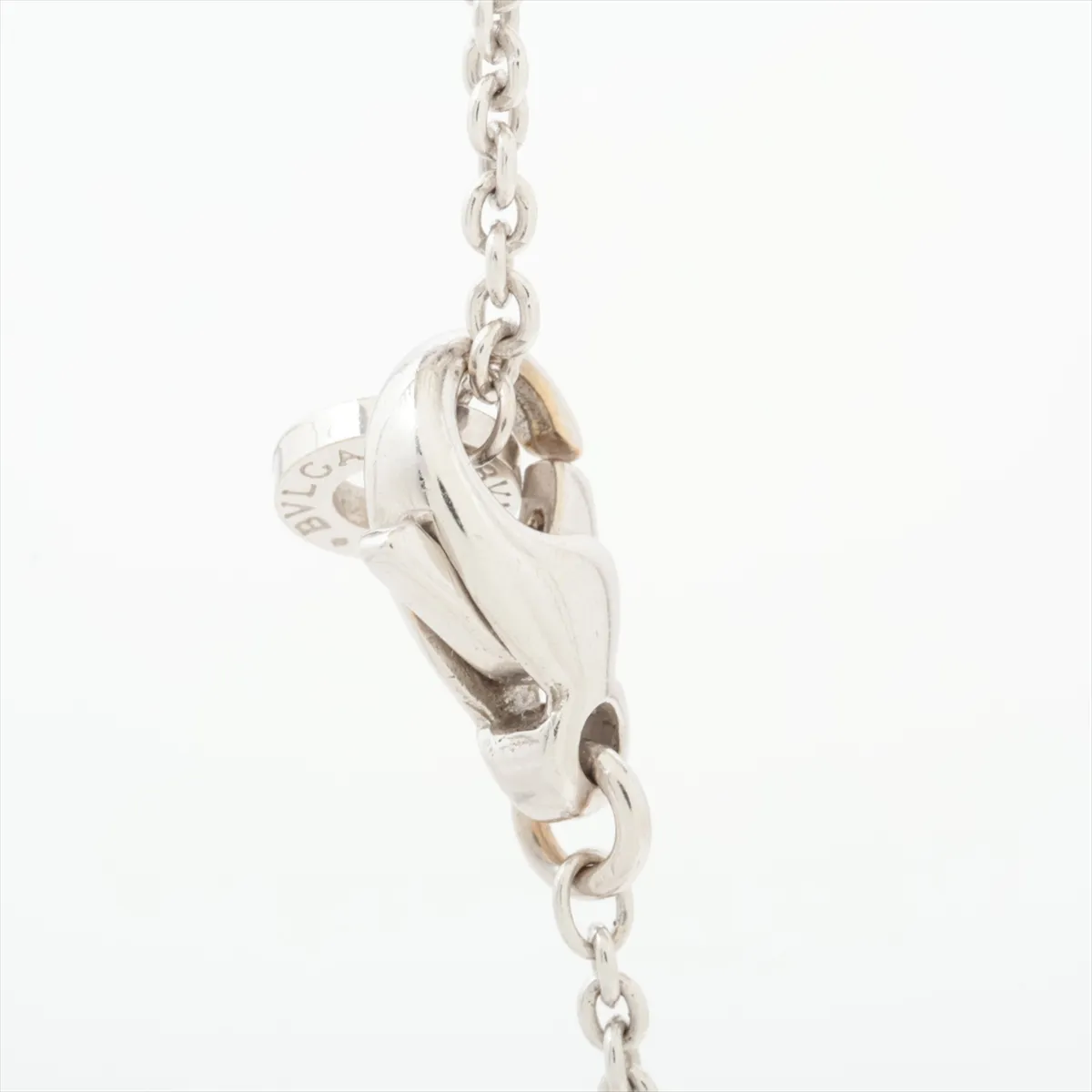 Griff Heart Diamond Necklace, 750 (WG), 8.2g, 43654 (marking faded). — view 3