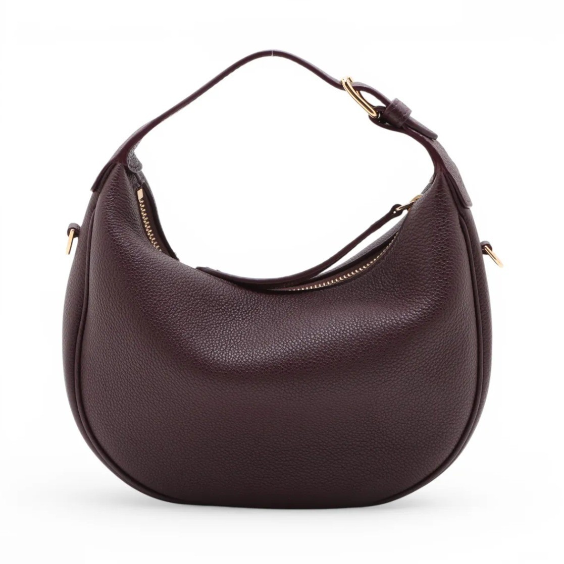 Comes with dust bag. Teen Lulu Leather 2-Way Handbag, Bordeaux. — view 2