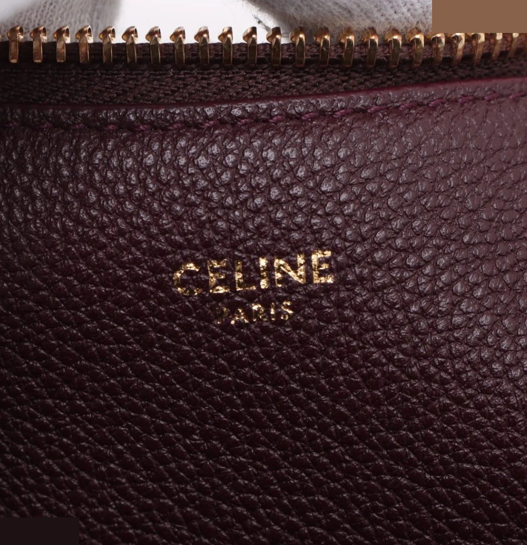 Comes with dust bag. Teen Lulu Leather 2-Way Handbag, Bordeaux. — view 8