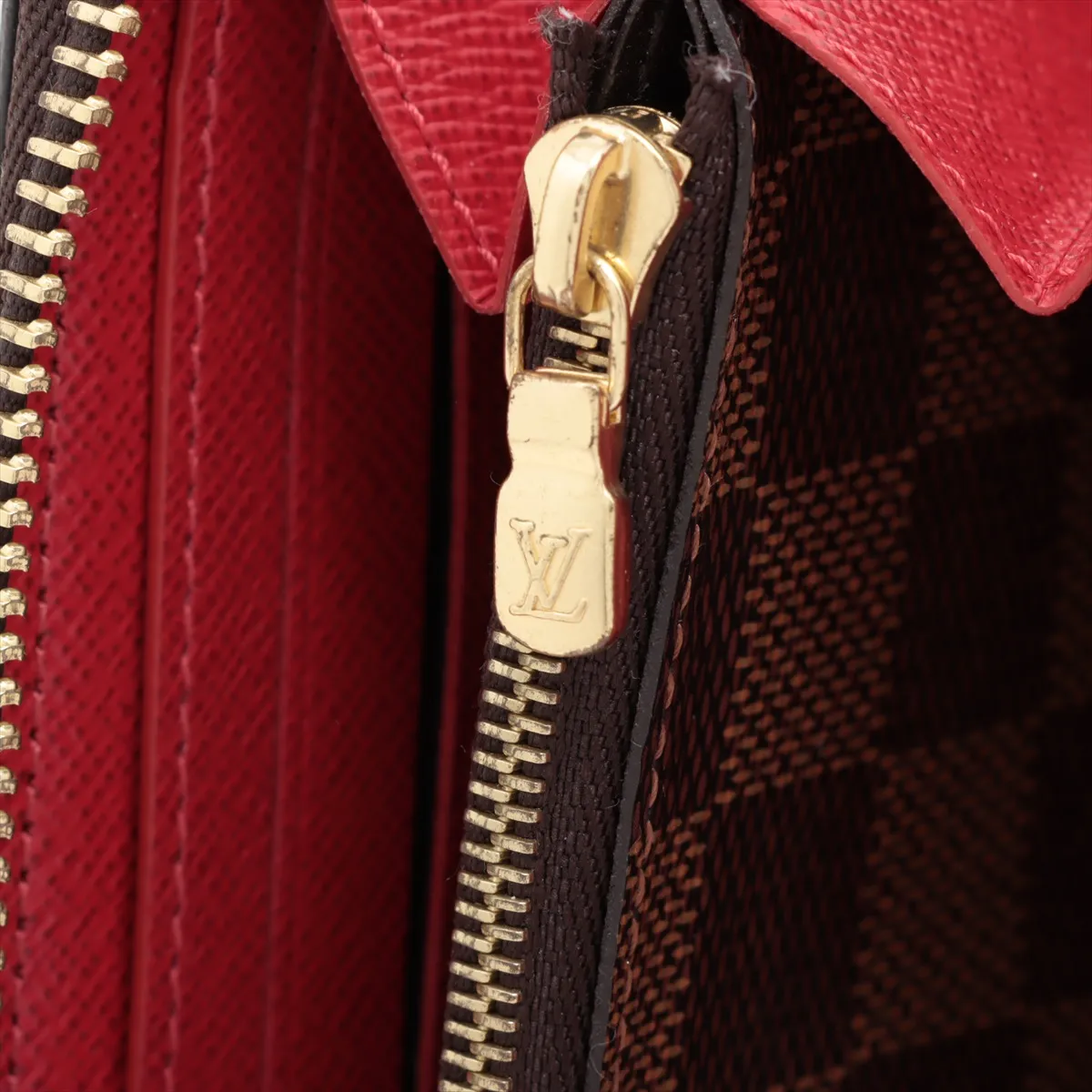 Damier Portefeuille Clemence N60534 GI0290 Sleeves Round Zip Wallet RFID Reaction — view 10