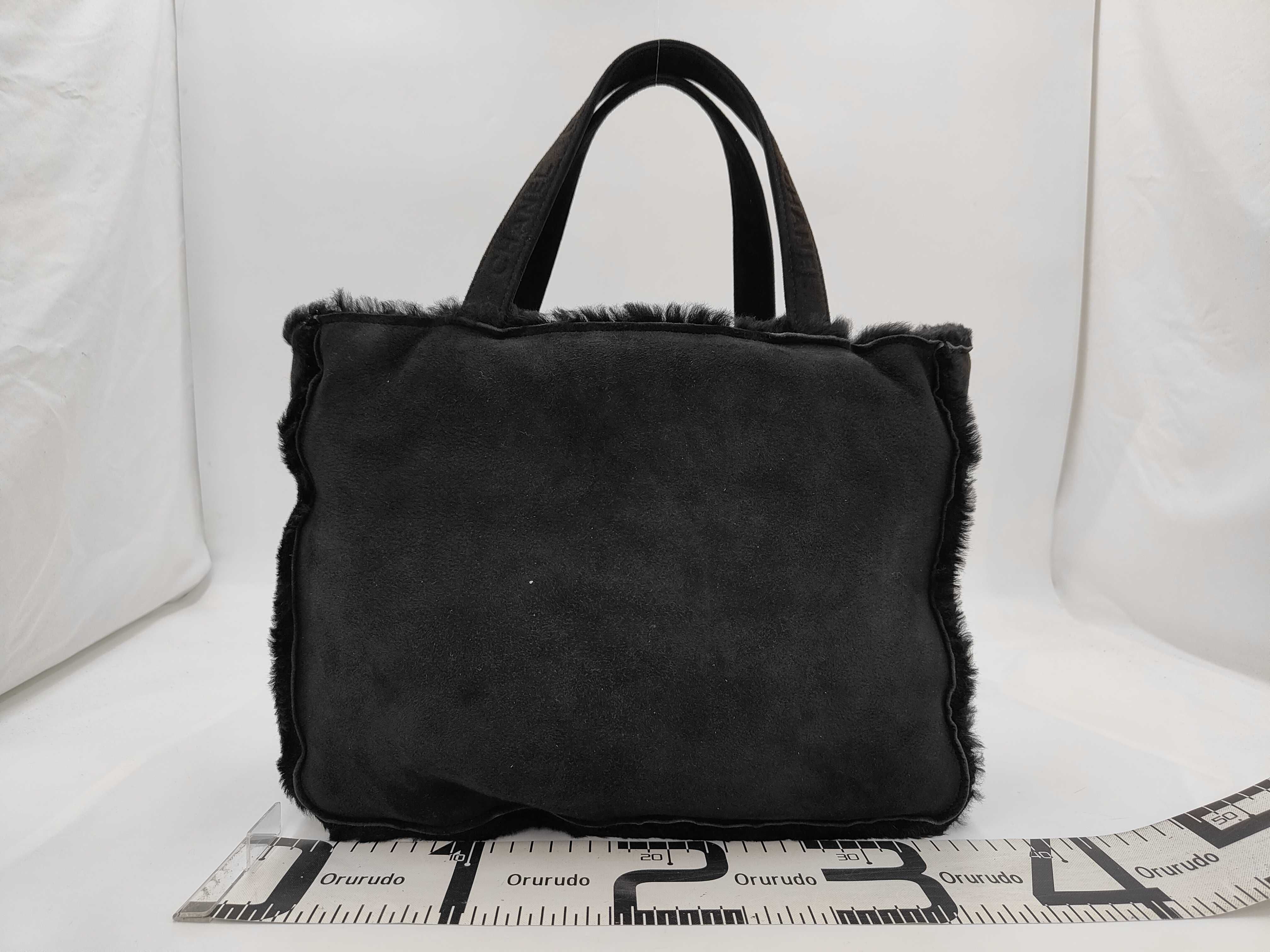 Shearling Handbag Black Bag — view 2