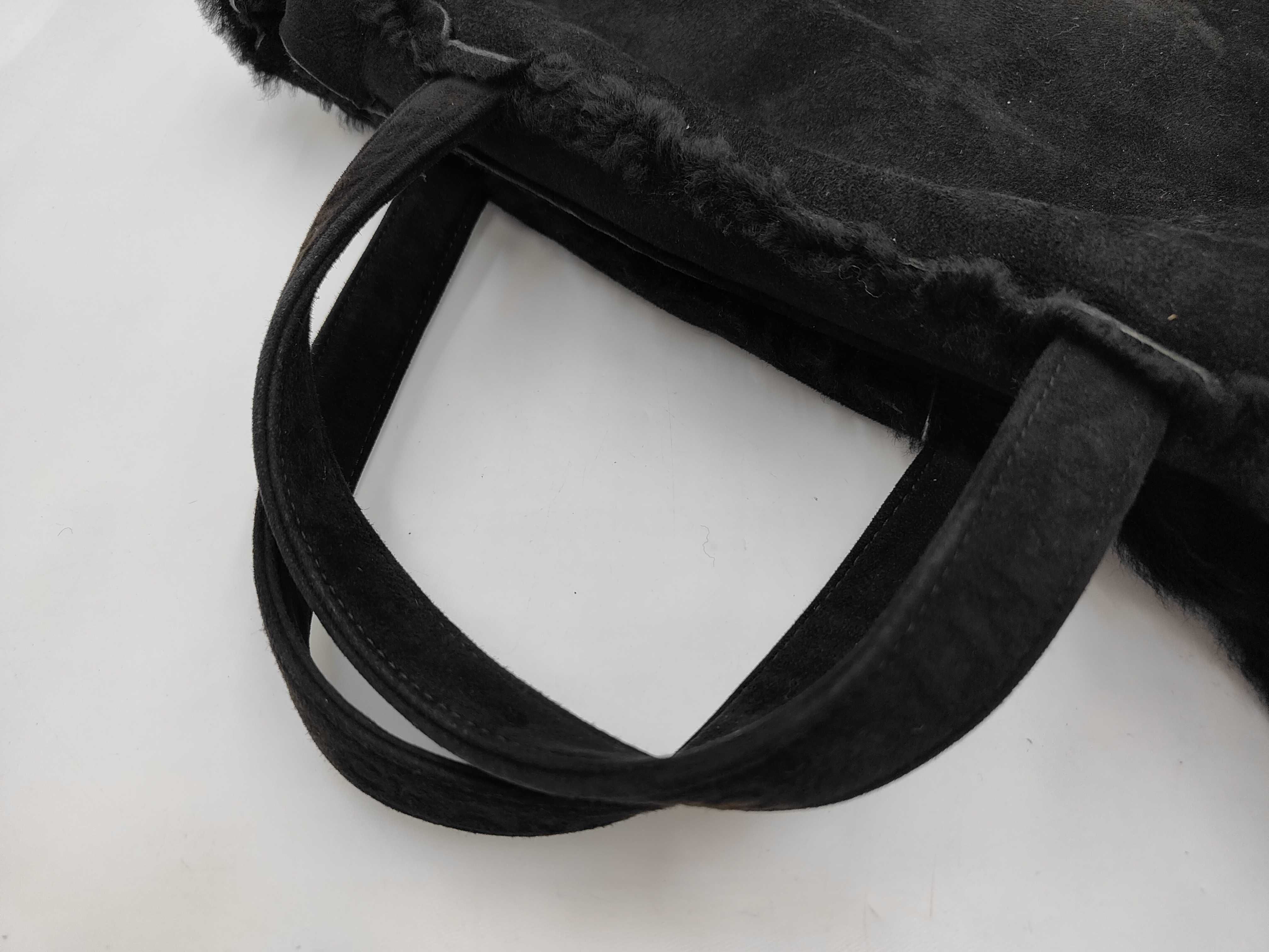 Shearling Handbag Black Bag — view 5
