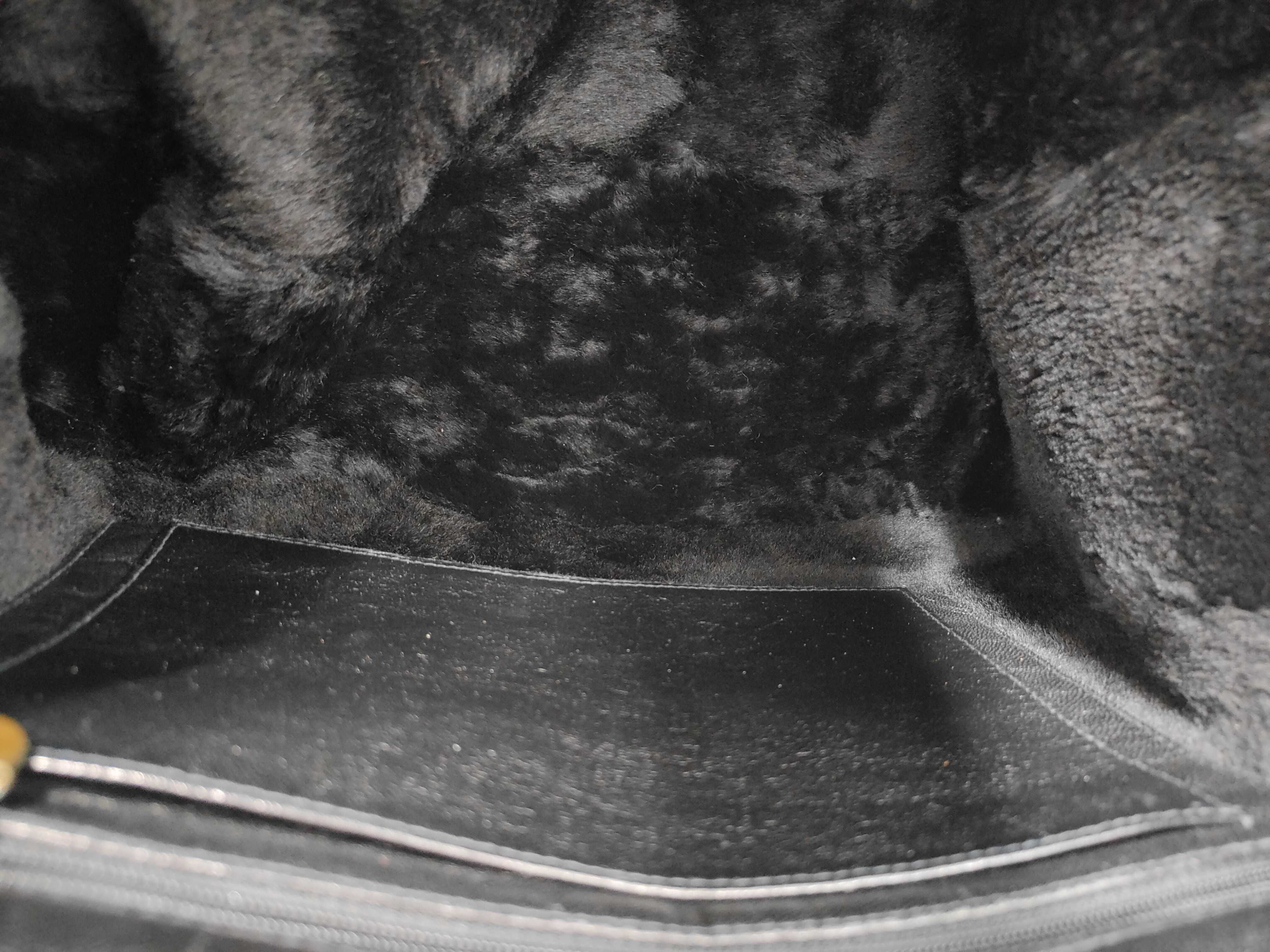 Shearling Handbag Black Bag — view 8