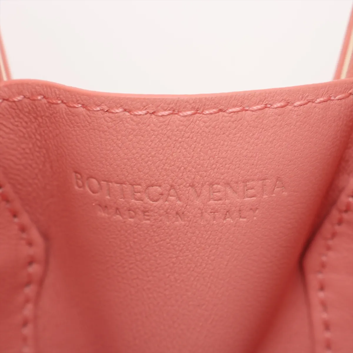 Leather Clutch Bag Pink — view 6