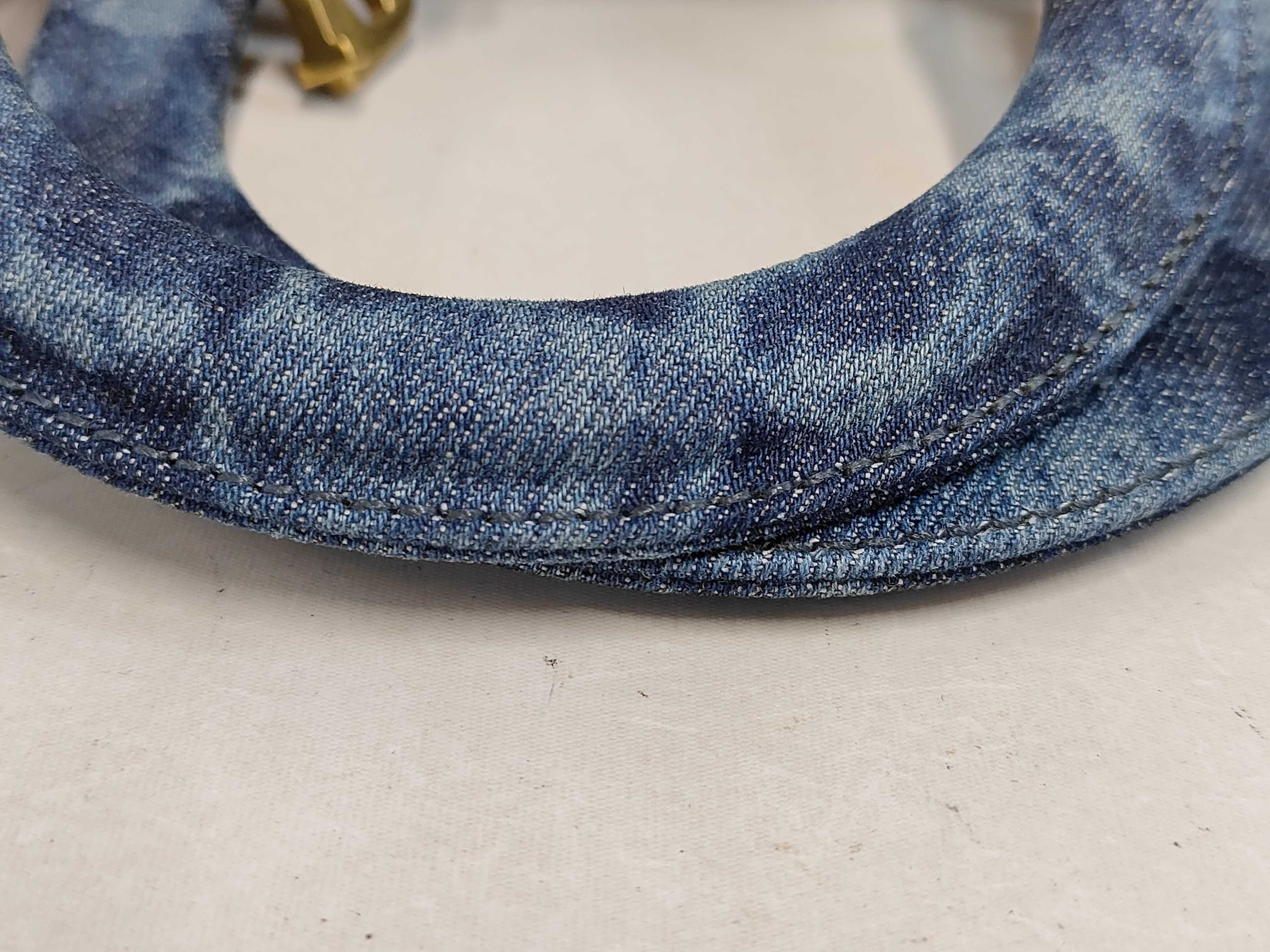 Lady Dior handbag, denim-dyed blue bag — view 5