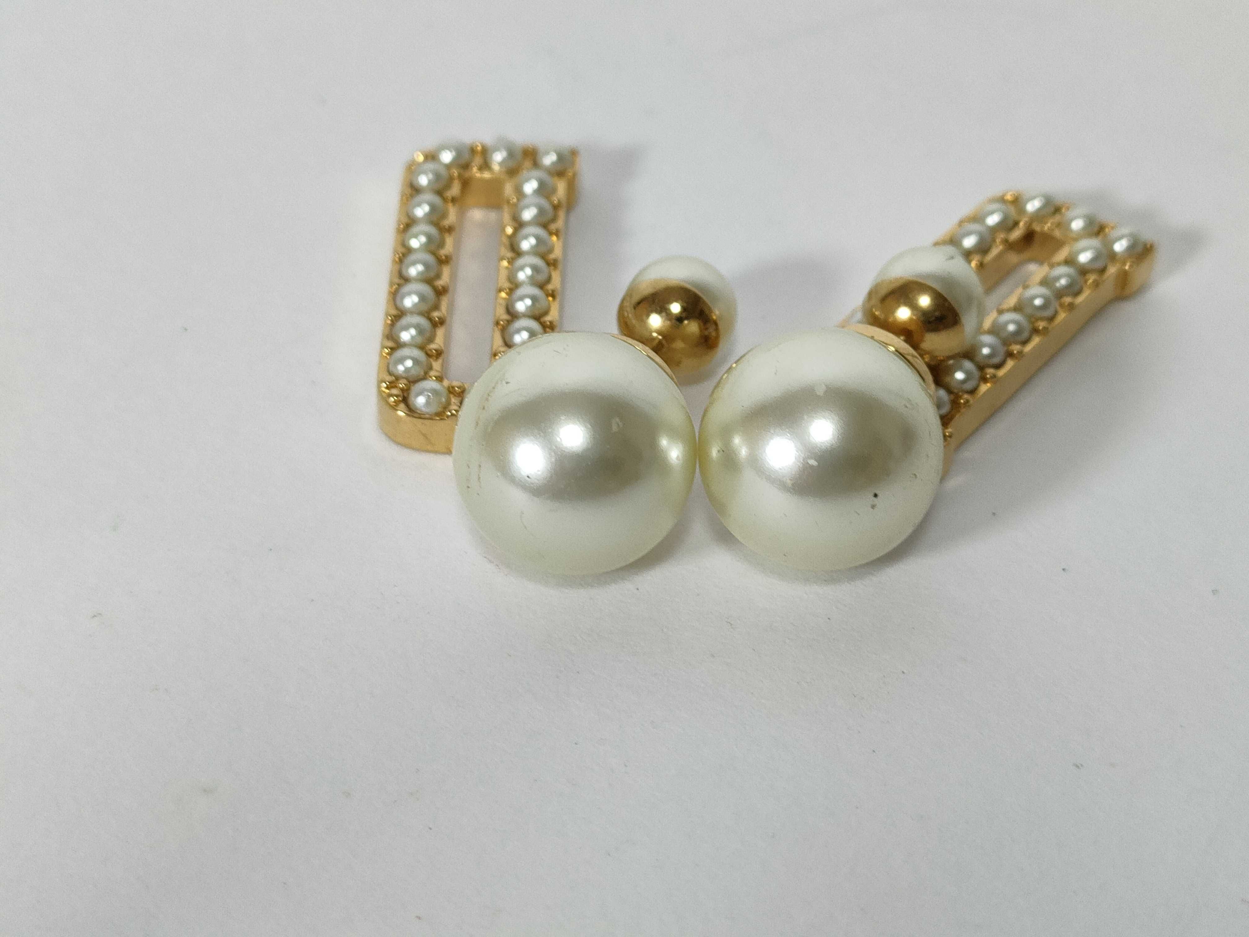 Tribal Pearl Earrings — view 5