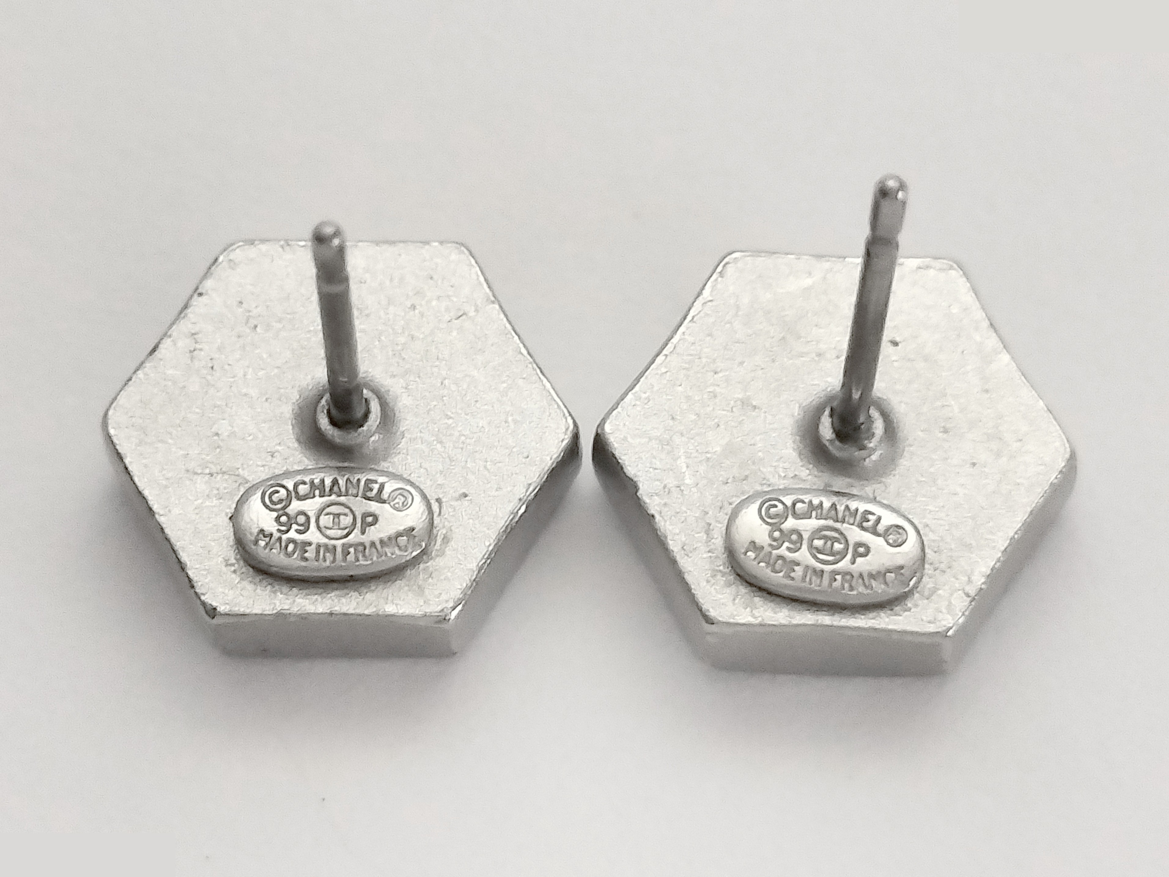 Coco Mini Silver Earrings — view 3